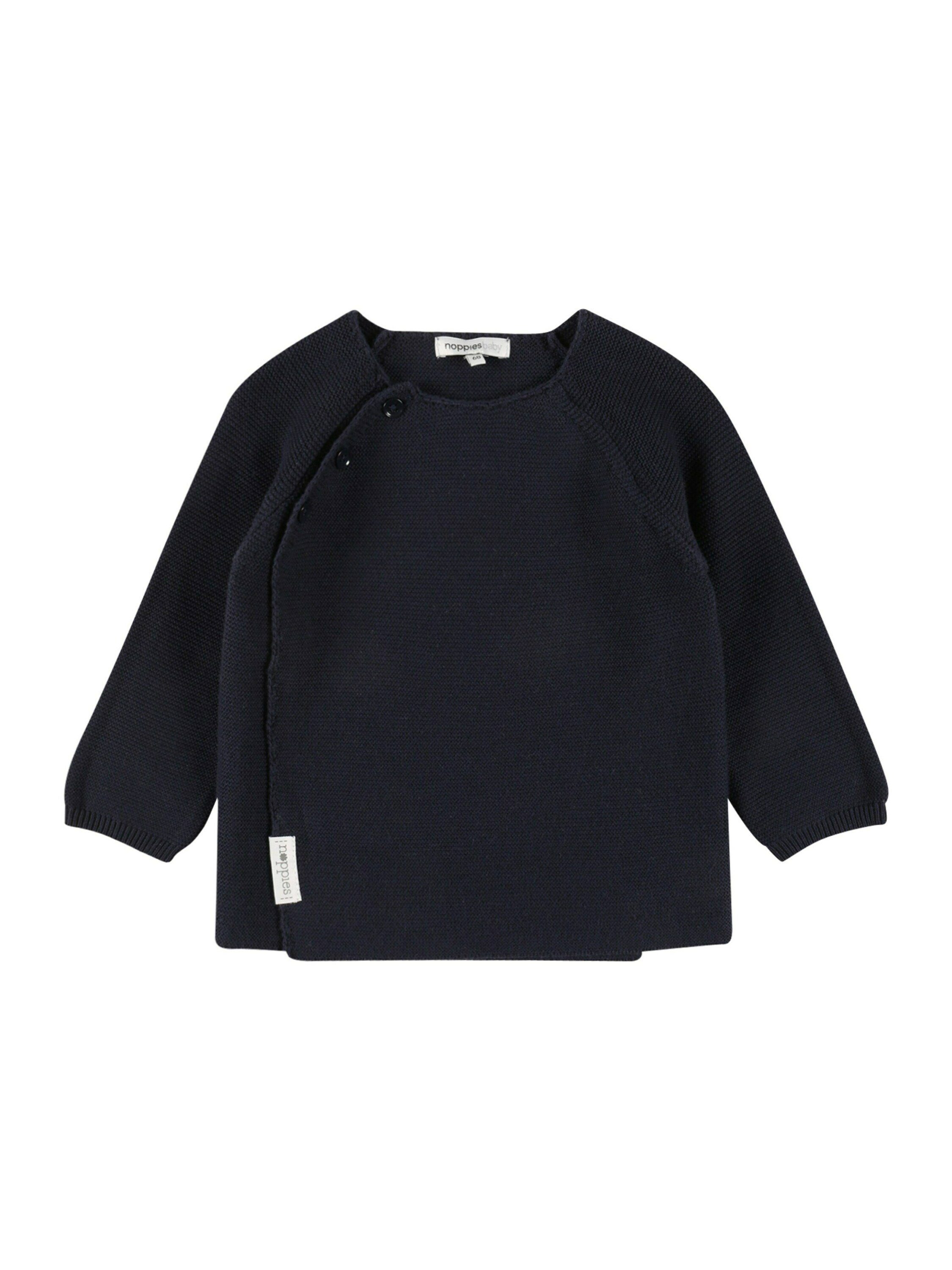 Navy Noppies Wickel-Design (1-tlg) Pino Strickjacke