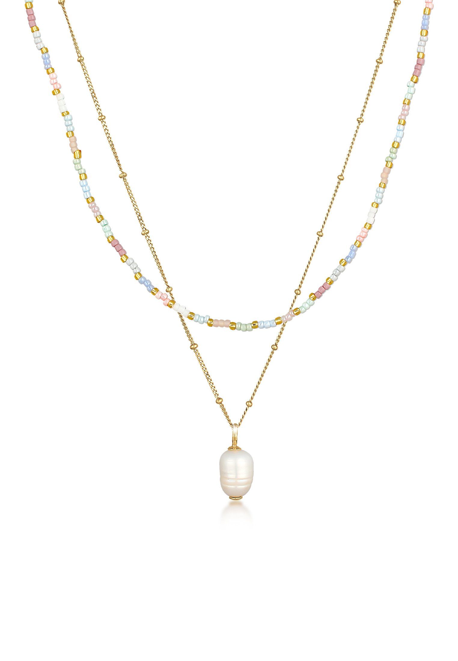 Elli Kette mit Anhänger Layer Süßwasserperle günstig online kaufen