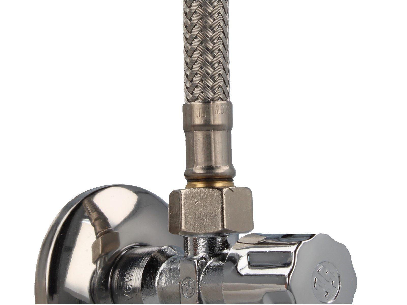 Schlösser Eckventil Profi Eckventil - DVGW - geprüft - Messing verchromt