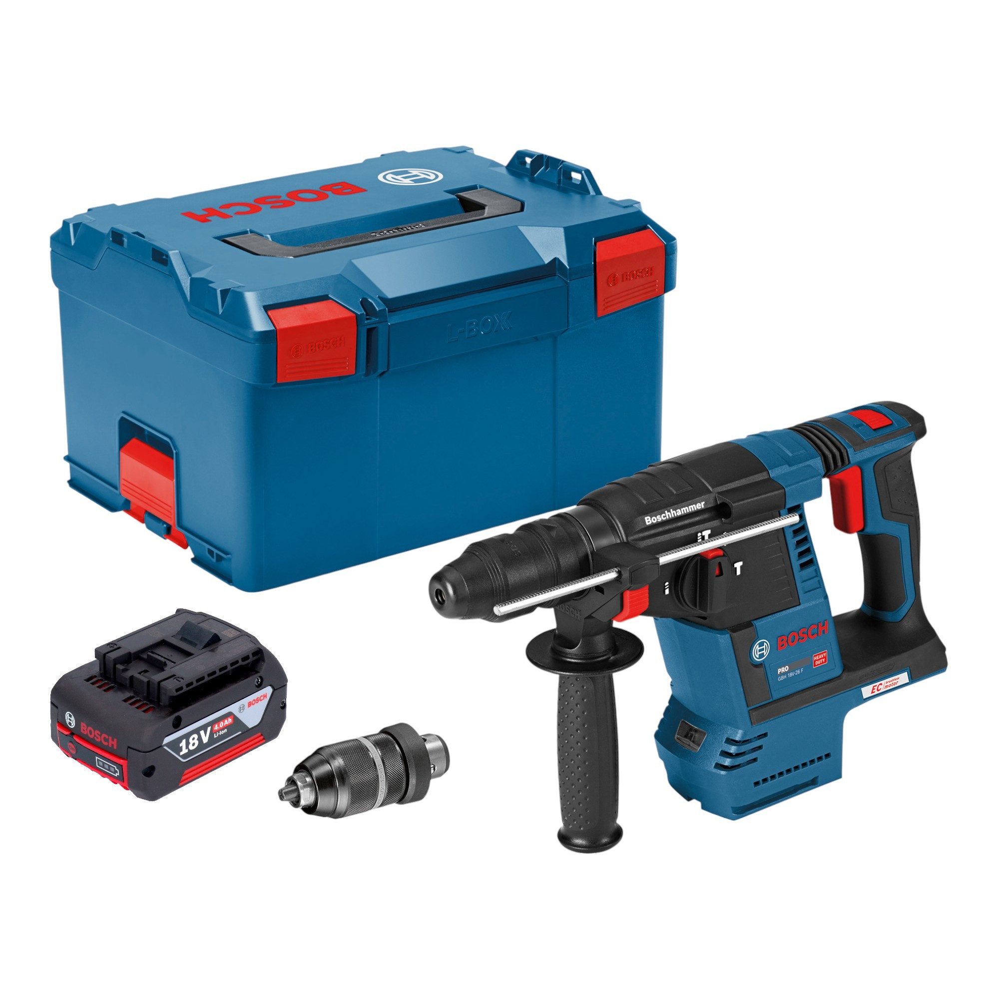 Bosch Professional Akku-Bohrhammer GBH 18V-26 F Professional 18 V 2,6 J SDS plus Brushless