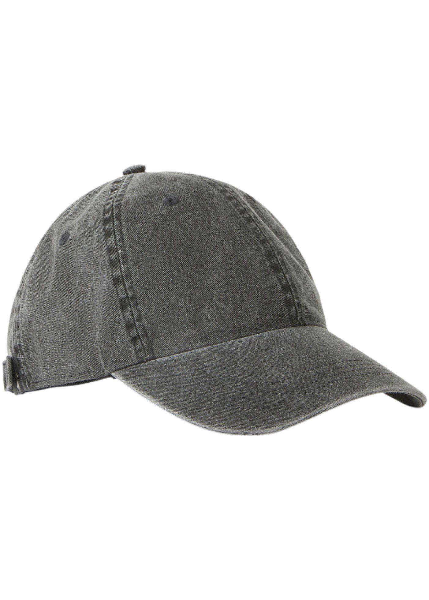 bonprix Baseball Cap größenverstellbar, aus Baumwolle, in Denim-Optik günstig online kaufen