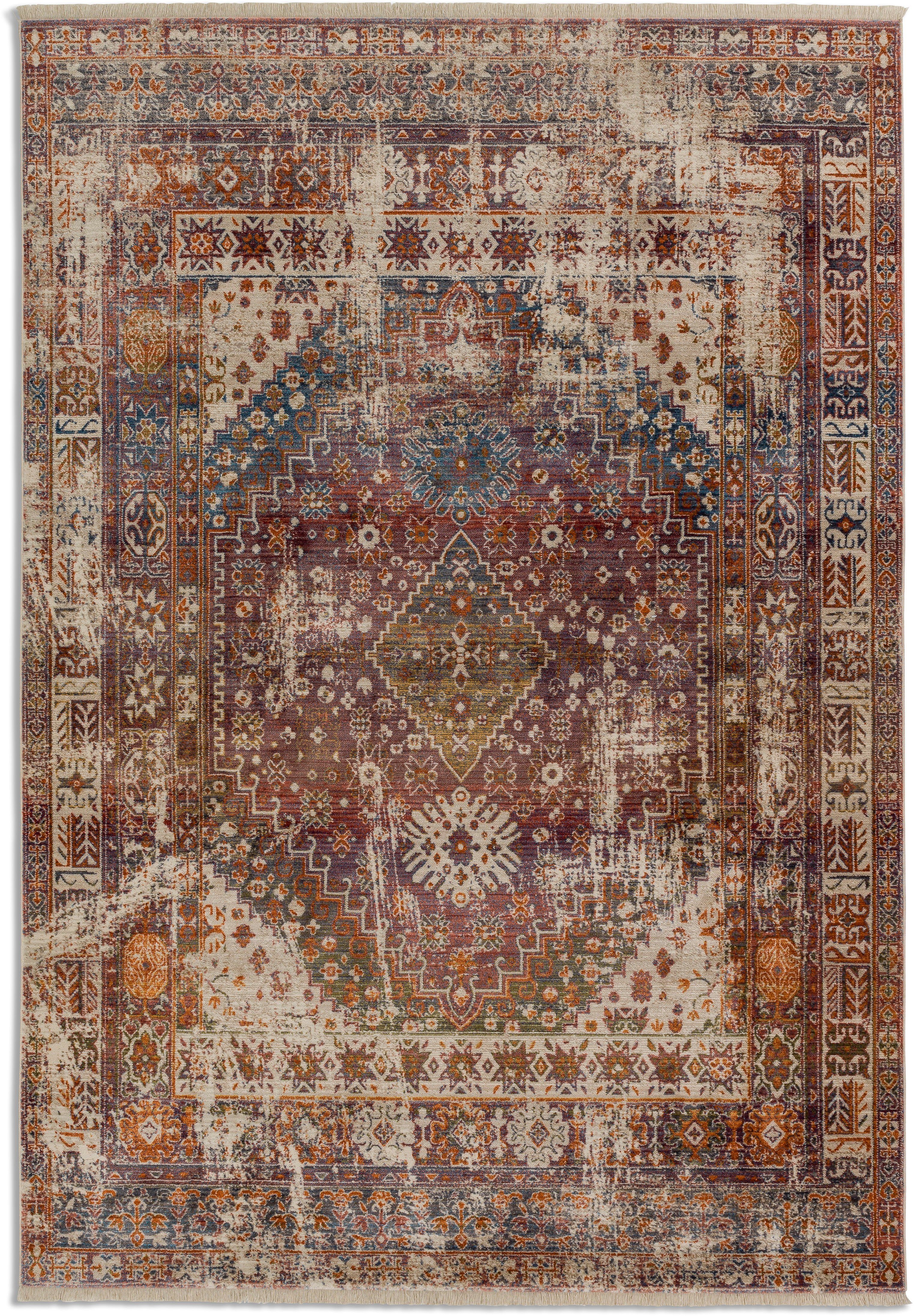 SCHÖNER WOHNEN-Kollektion Teppich Mystik 215, rechteckig, Höhe: 7 mm, Vintage Orient Look, Wohnzimmer