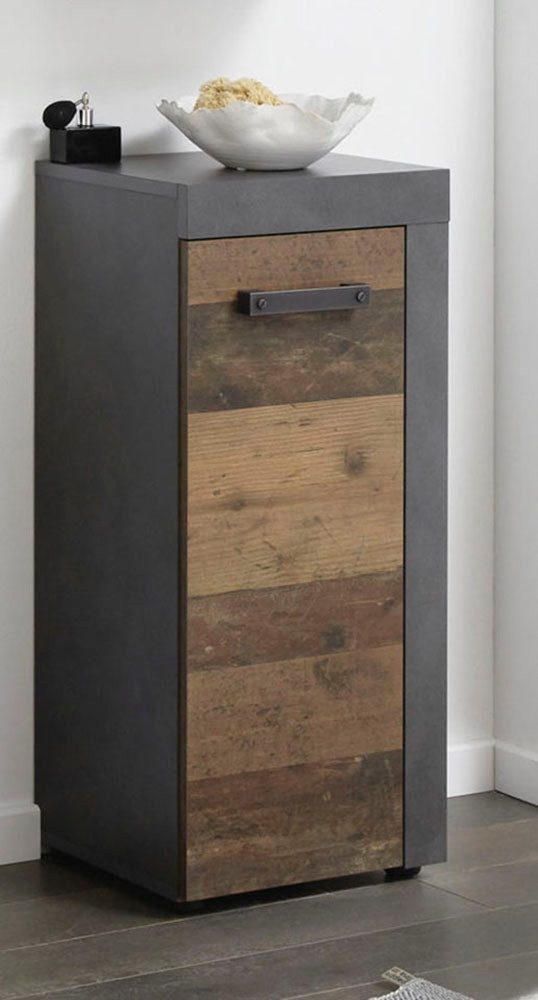 INOSIGN Unterschrank Ilana Badschrank im modernen Industrial Style - Maße (B/T/H) 36/31/81 cm