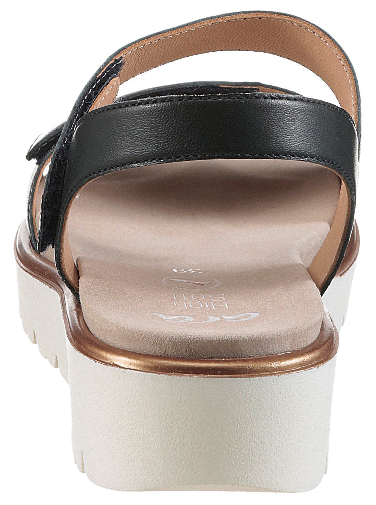 Ara BILBAO Keilsandalette, Sommerschuh, Sandale, Keilabsatz, Klett, Weite G günstig online kaufen