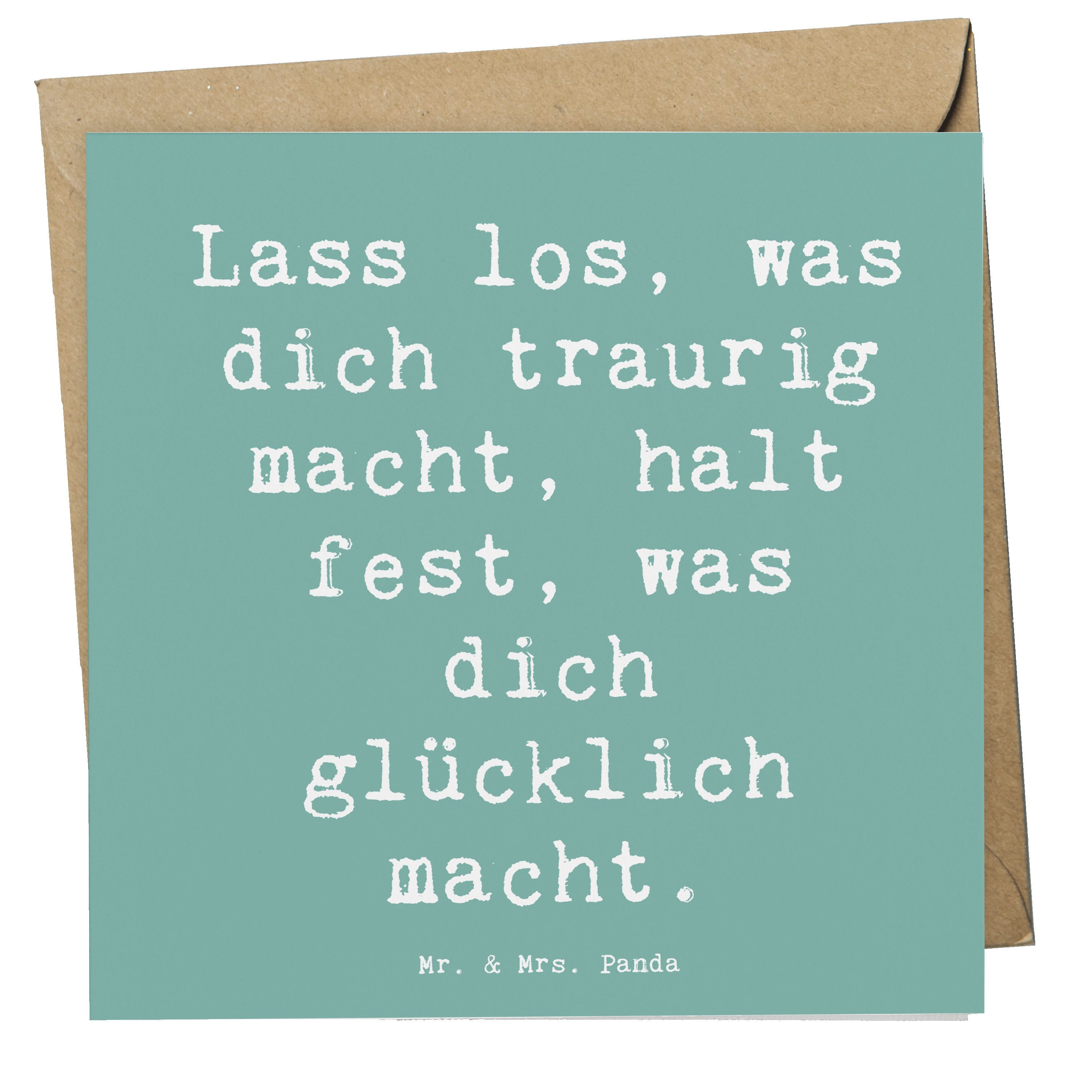 Grußkarte Verluste betrauern und loslassen - Meeresbrise - Geschenk, was dich t