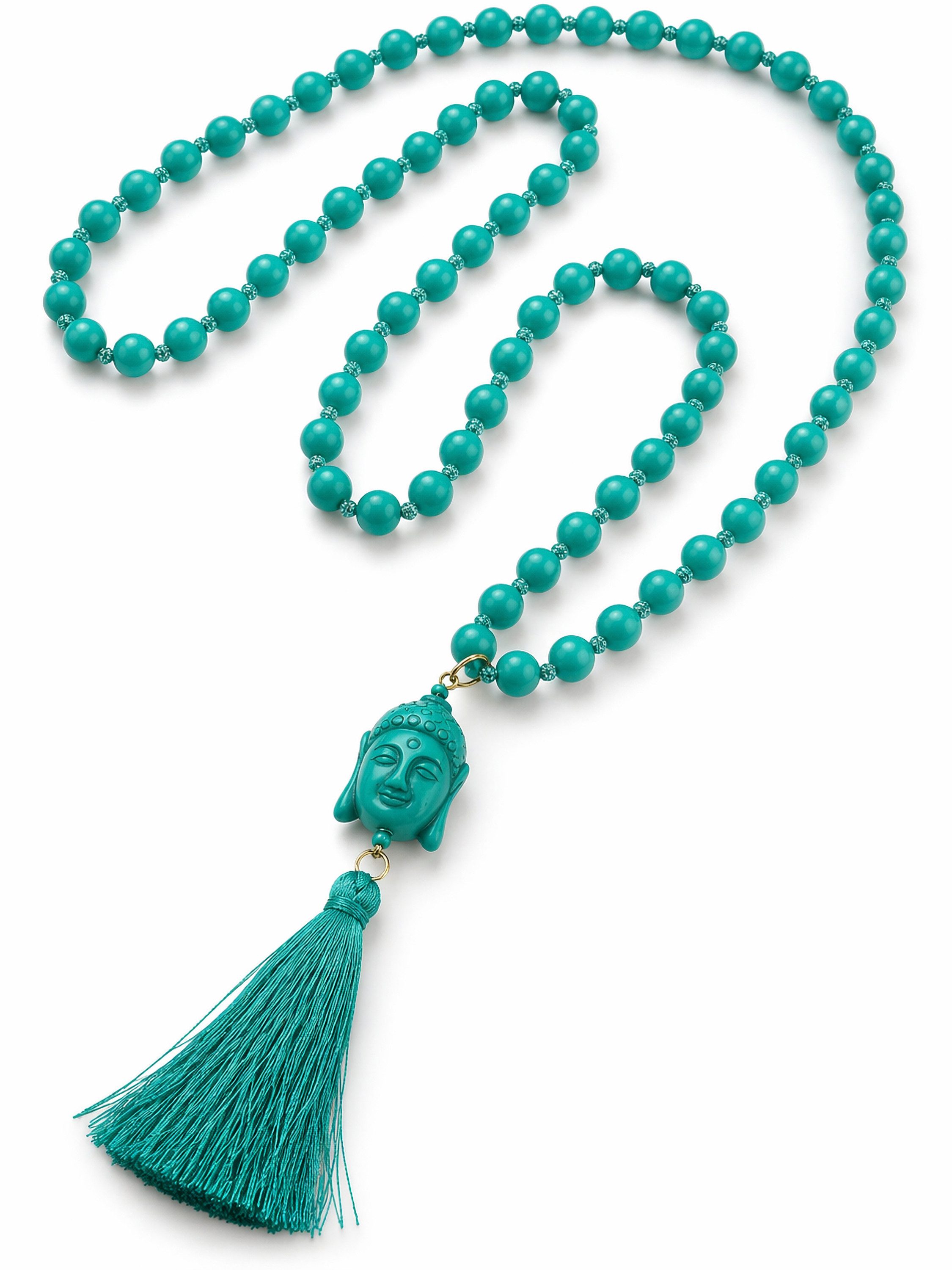 COLLEZIONE ALESSANDRO Lange Kette Nepal, mit echten Glasperlen