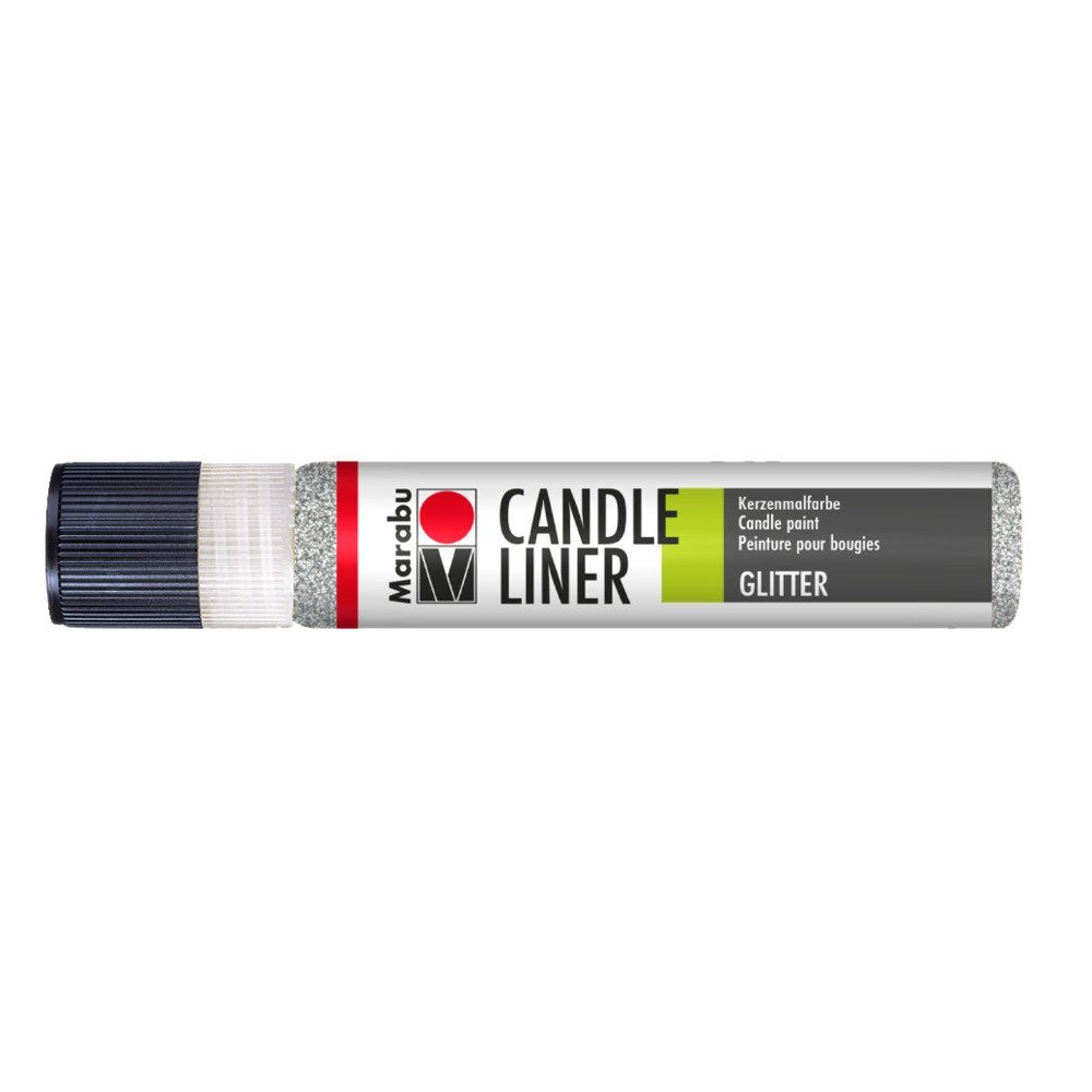 Marabu Malstift Candle Liner, 25 ml Glitter-Silber