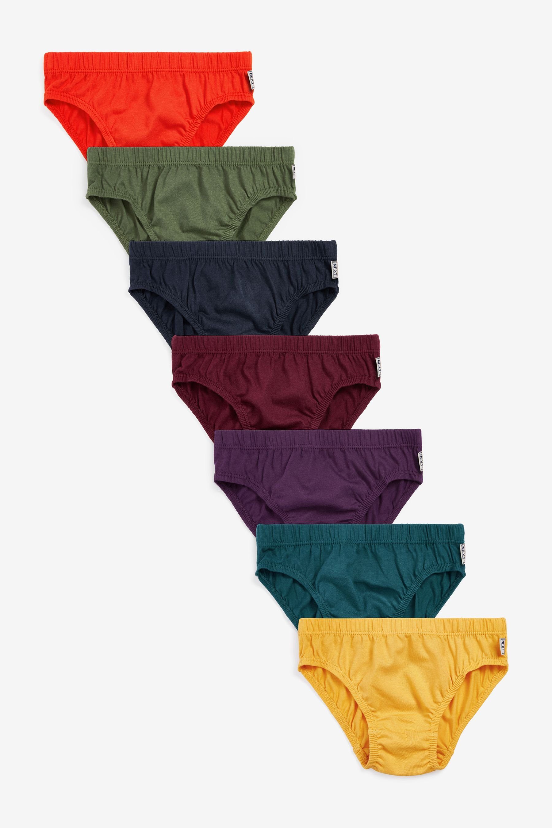 (7-St) Red/Blue/Green/Purple 7er-Pack Next im Slips Slip