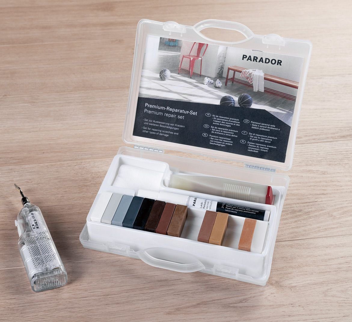 PARADOR Laminat-Reparaturset Parador Premium-Reparatur-Set Laminat und Vinyl Böden, 1-St.