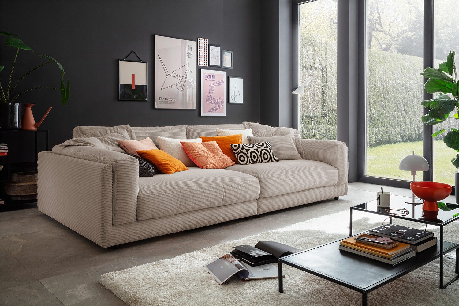 KAWOLA Big-Sofa RAINA, Couch Cord oder günstig online kaufen