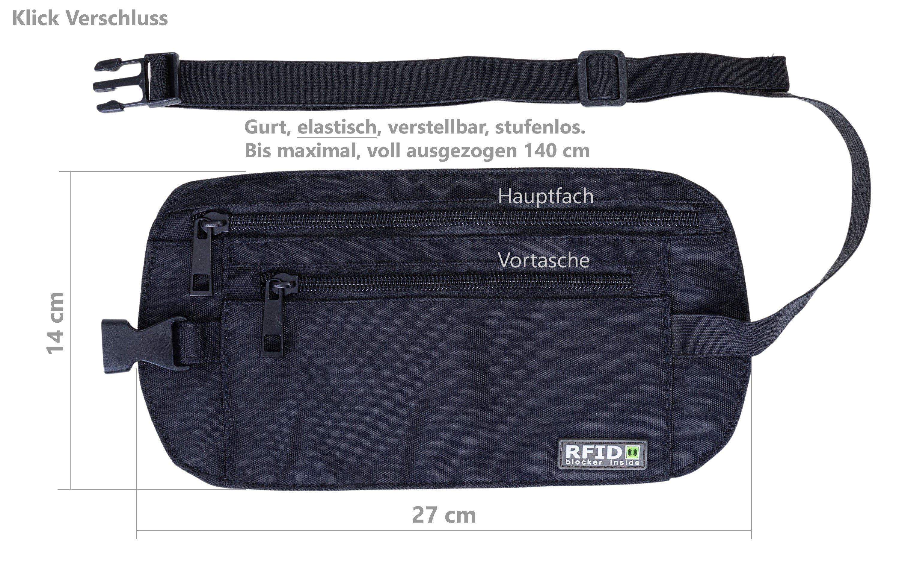 ELEPHANT Reisetasche Secret Bag RFID 12999, RFID Schutz