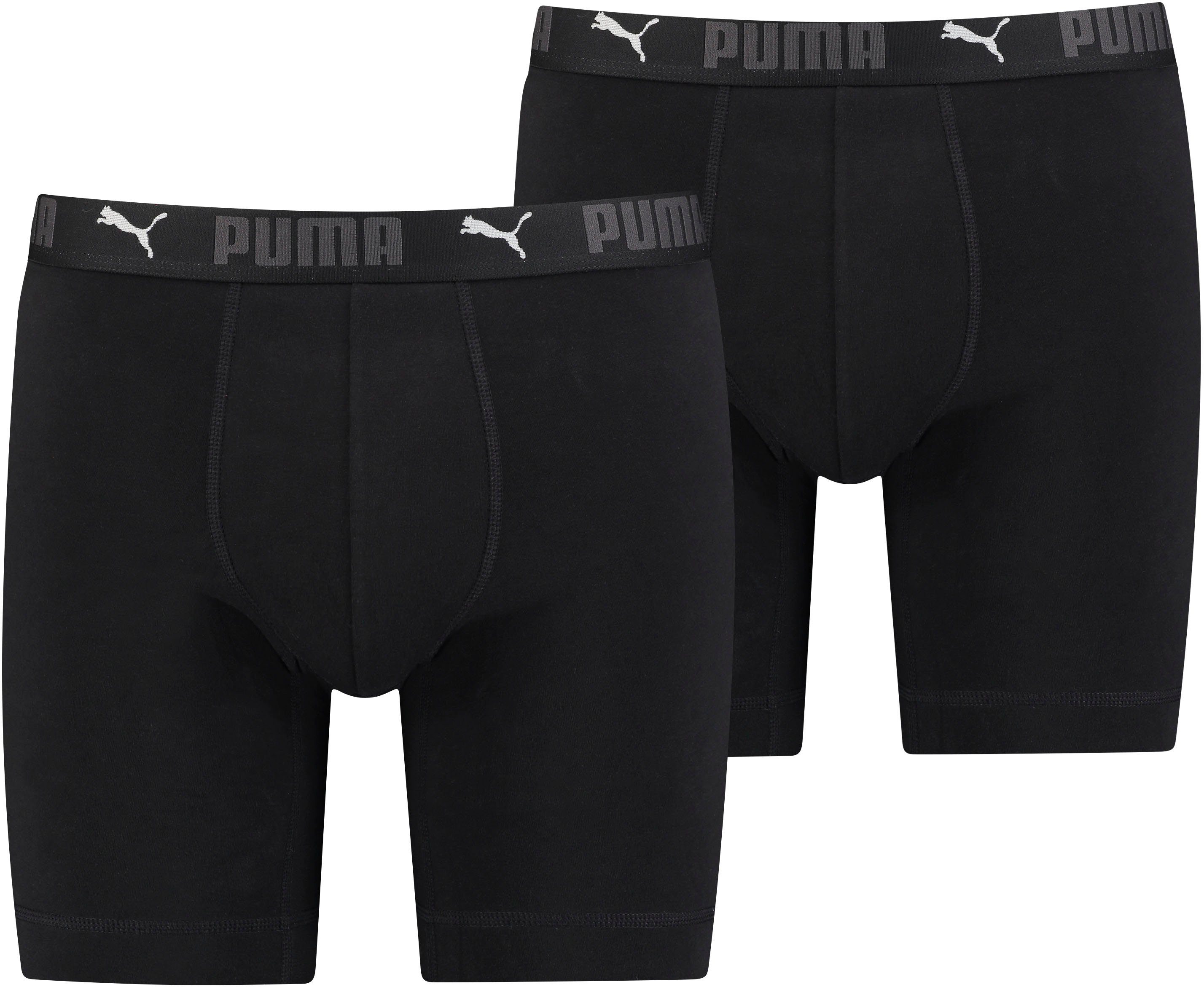 PUMA Boxershorts PUMA MEN SPORT COTTON LONG BOXERS 2P (Packung, 2er Pack) m günstig online kaufen
