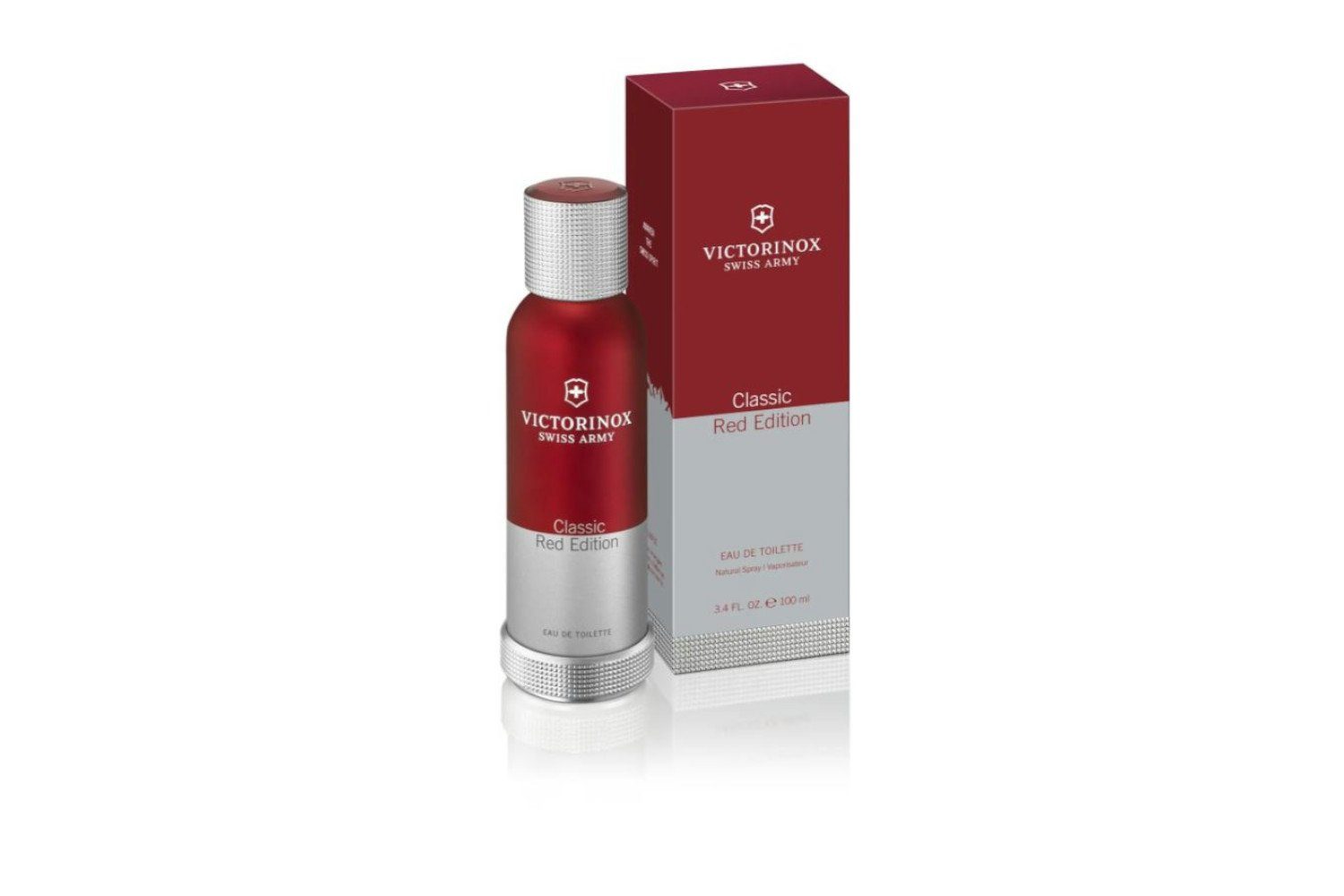 Victorinox Eau de Toilette VICTORINOX Herrenduft Parfum Swiss Army Classic  Red Edition 100ml, 1-tlg.