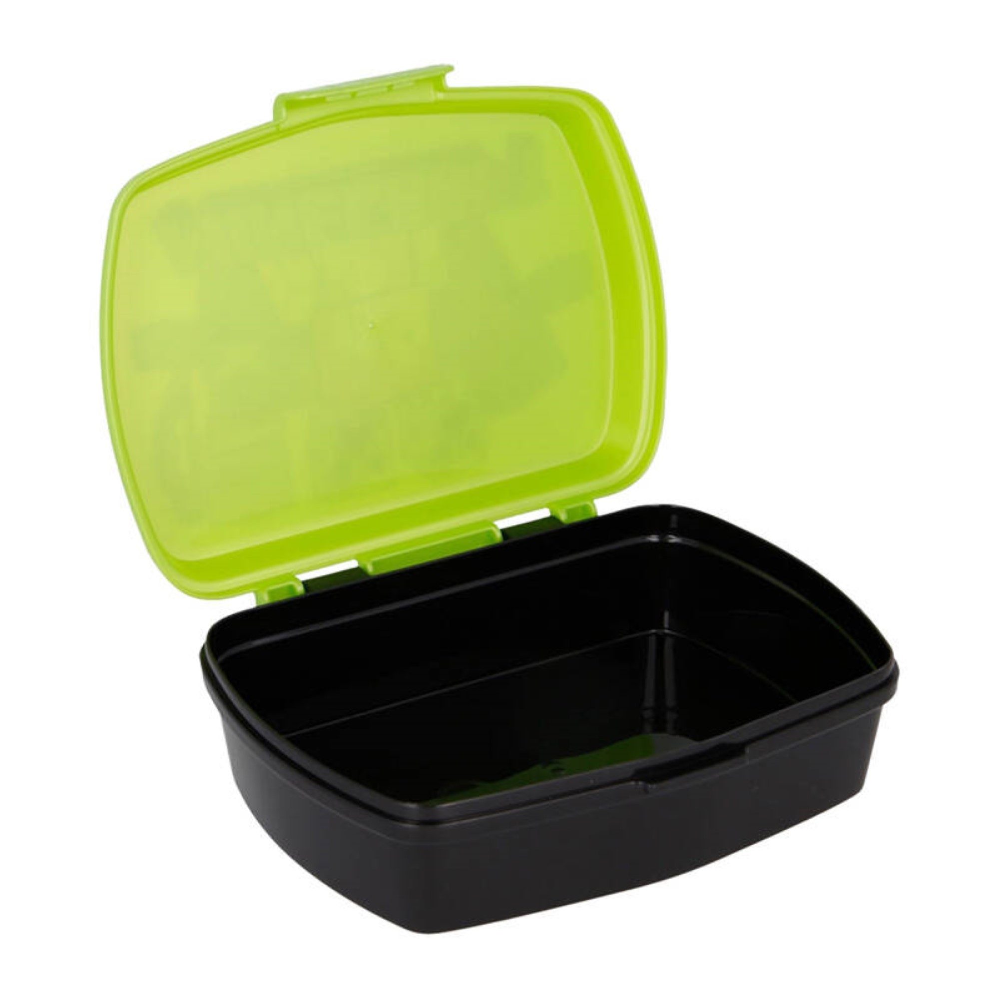 Minecraft Lunchbox Brotdose für Kinder in Grün-Schwarz Frühstücksbox 750 ml, (1-tlg)