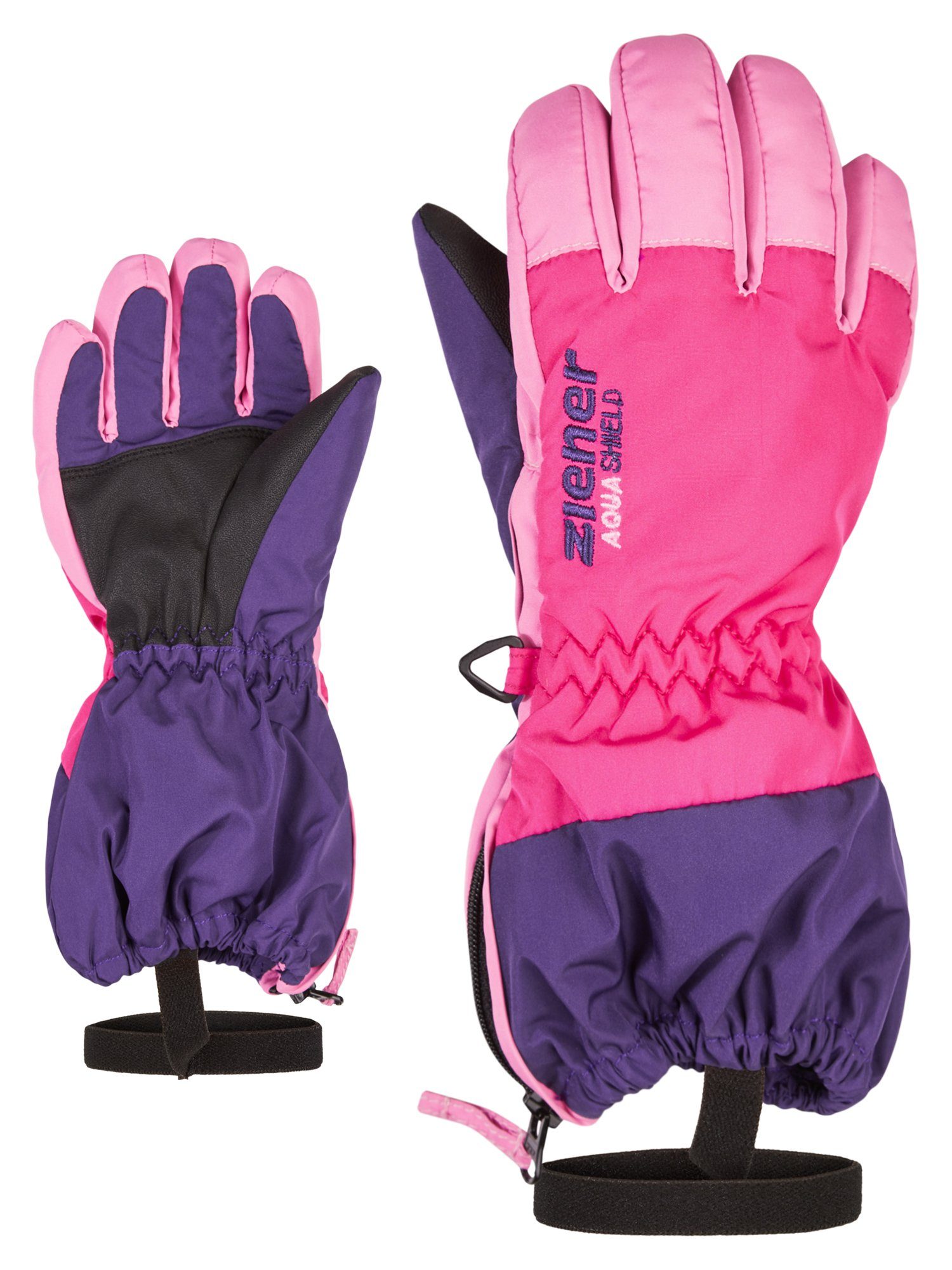 Ziener Skihandschuhe LEVIO AS(R) Minis dunkelviolett | Handschuhe