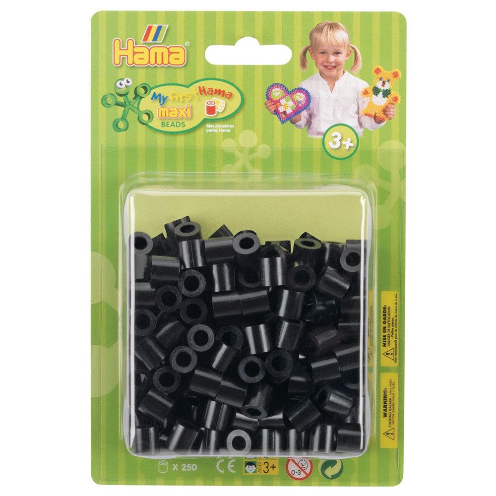 Hama Perlen Bügelperlen Maxi Bügelperlen Set für Kinder 250 Stück bunt