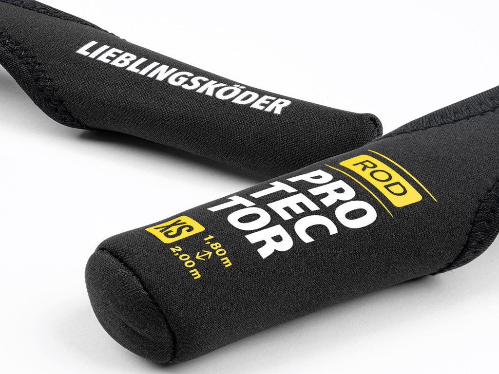 Lieblingsköder Spinnrute LIEBLINGSKÖDER - Rutenschutz - diverse Größen, (Lieblingsköder Rutenschutz), Maximale Flexibilität, Exzellente Verarbeitung