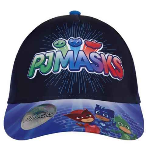 PJ Masks Schirmmütze PJ MASK Kinder Schirmmütze Basecap Jungen + Mädchen Helden im Schlafanzug Gr. 52 + 54
