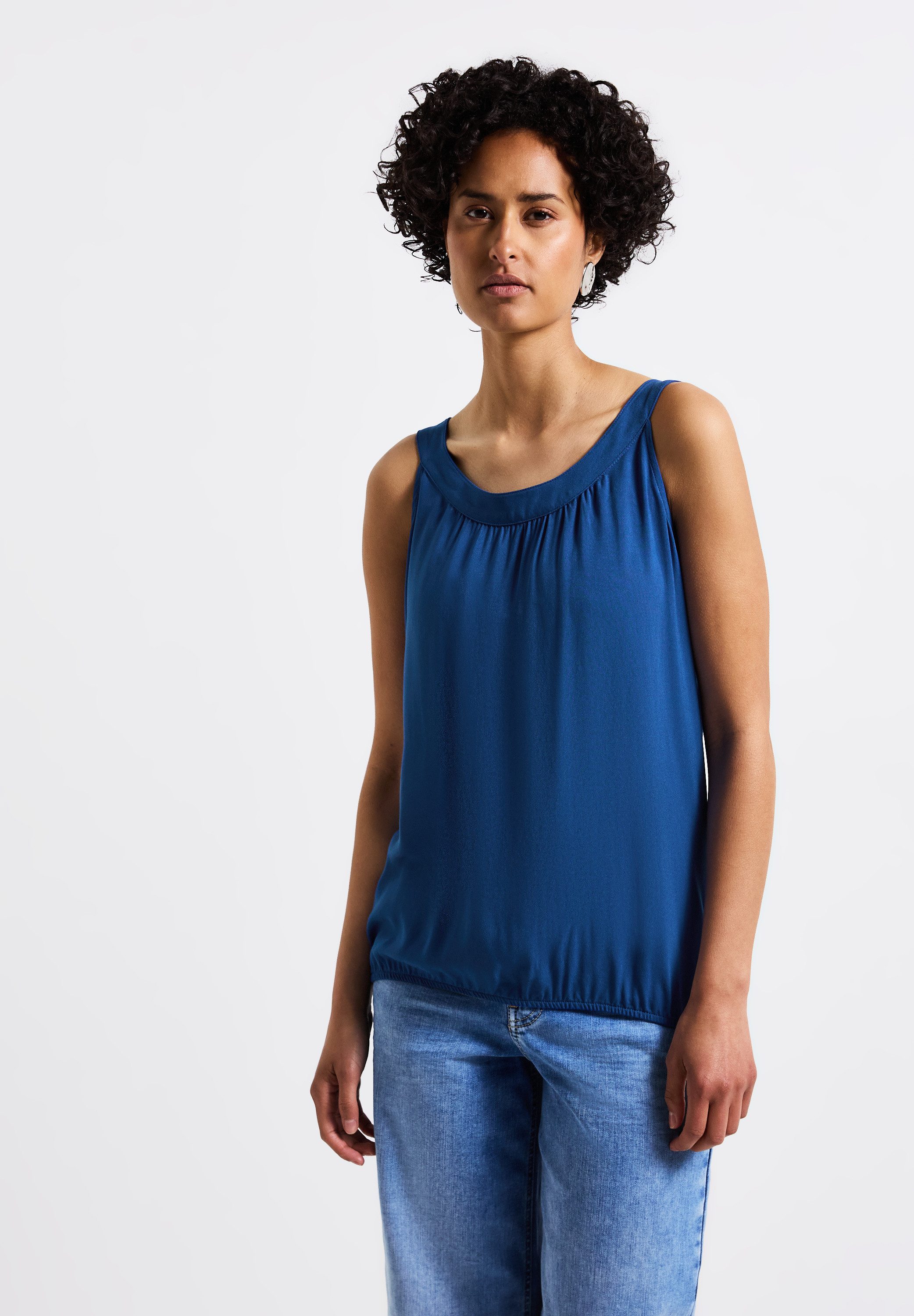 STREET ONE Trägertop mit Elastiksaum