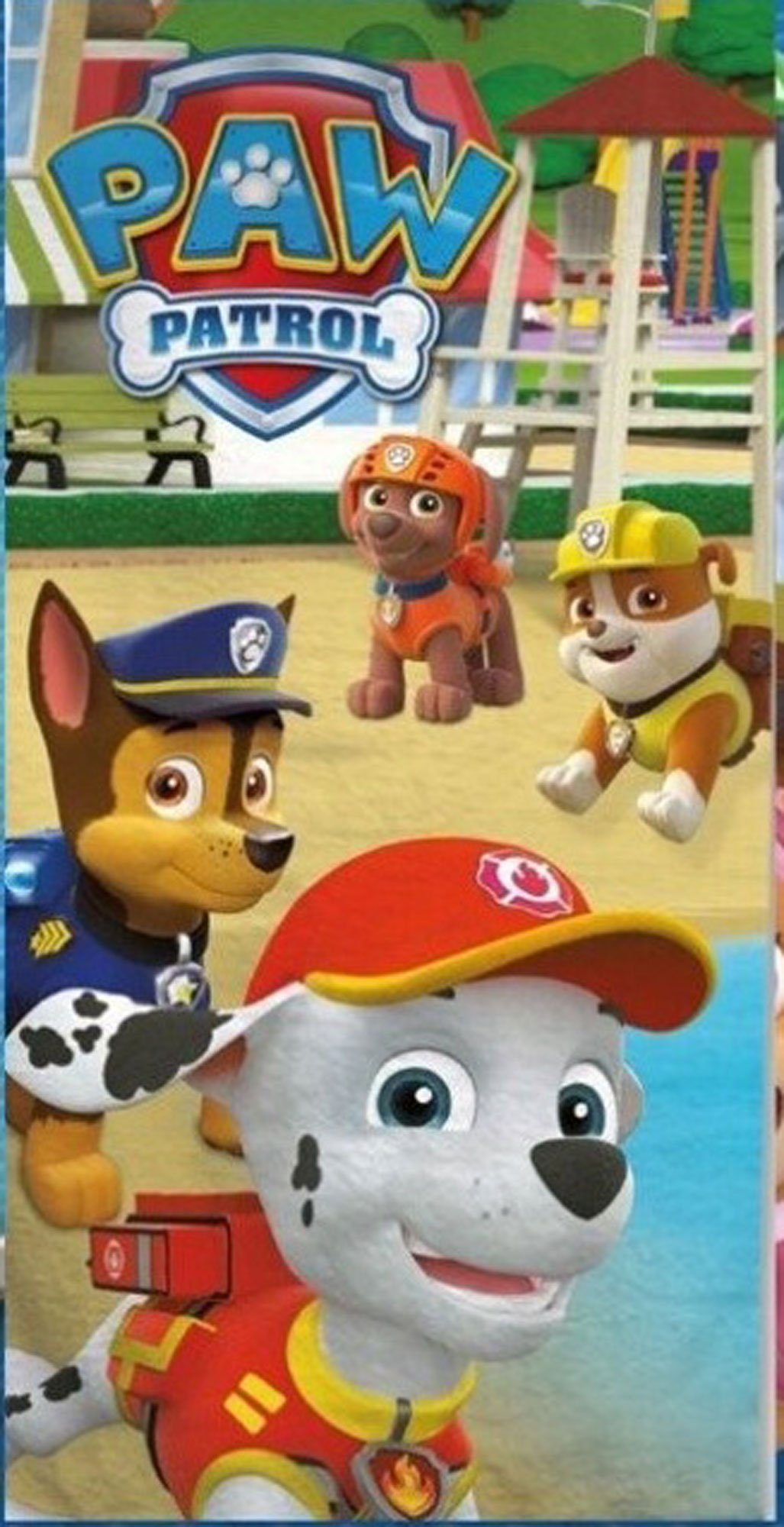 empireposter Handtuch Paw Patrol - Strand - Mikrofaser-Handtuch 70x140 cm - Strandtuch