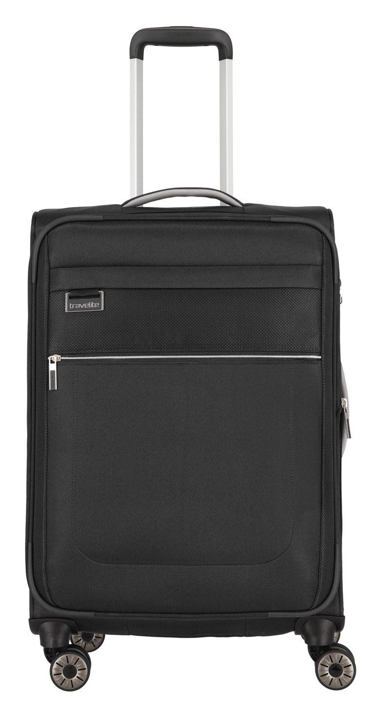 travelite Weichgepäck-Trolley MIIGO, verschiedene Größen und Farben, 4 Rollen, Weichgepäck-Koffer, Reisegepäck, Reisekoffer, Volumenerweiterung M/L