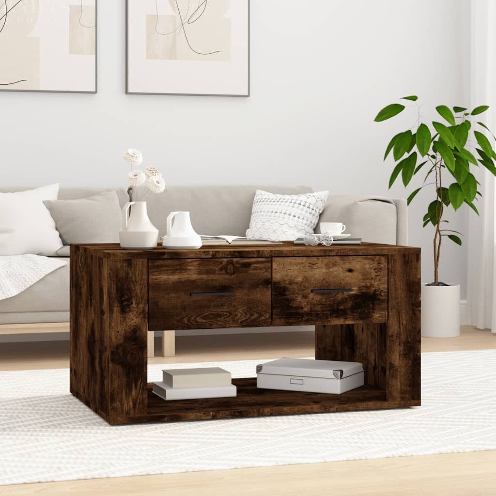 vidaXL Couchtisch Couchtisch Räuchereiche 80x50x40 cm Holzwerkstoff (1-St) Räuchereiche | Räuchereiche