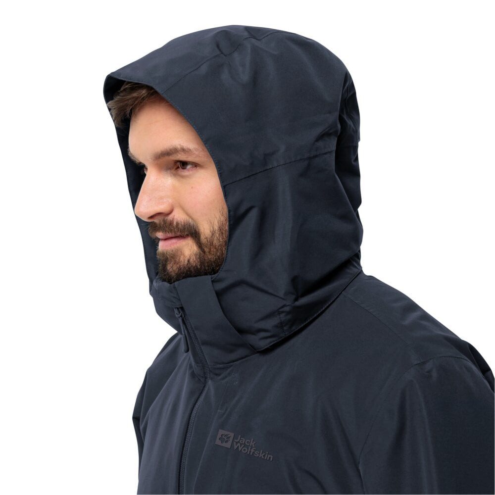 Jack Wolfskin Regenjacke Fernblick 2-Lagen (Wetterschutzjacke, wasserdicht, winddicht)