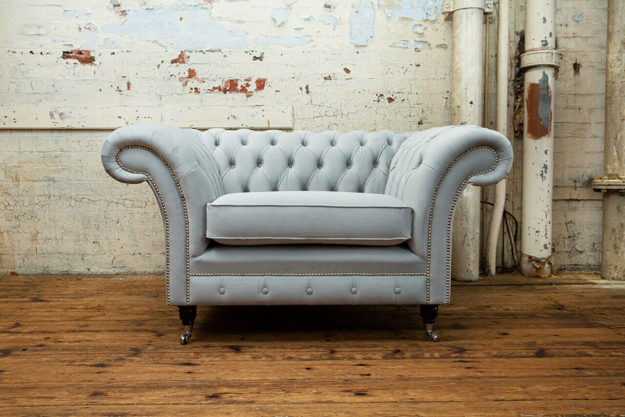 Xlmoebel Sessel Luxus-Textilsessel im modernen Lounge-Club-Stil für entspannte Abende (Sofa 1,5 Sitzer), Hergestellt in Europa