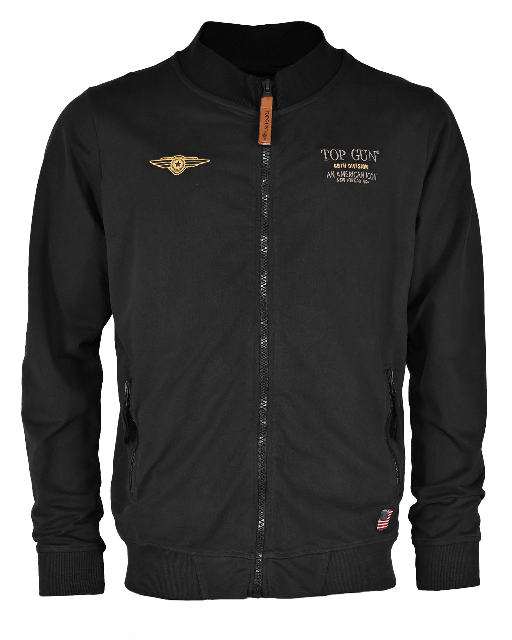 TOP GUN Sweatjacke TG20213020 black | Jacken