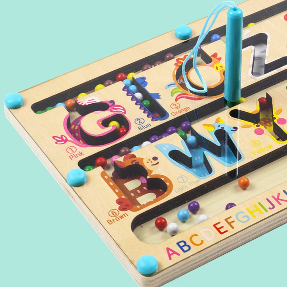 CLTYQ Lernspielzeug Montessori Spielzeug Magnetspiel Labyrinth günstig online kaufen