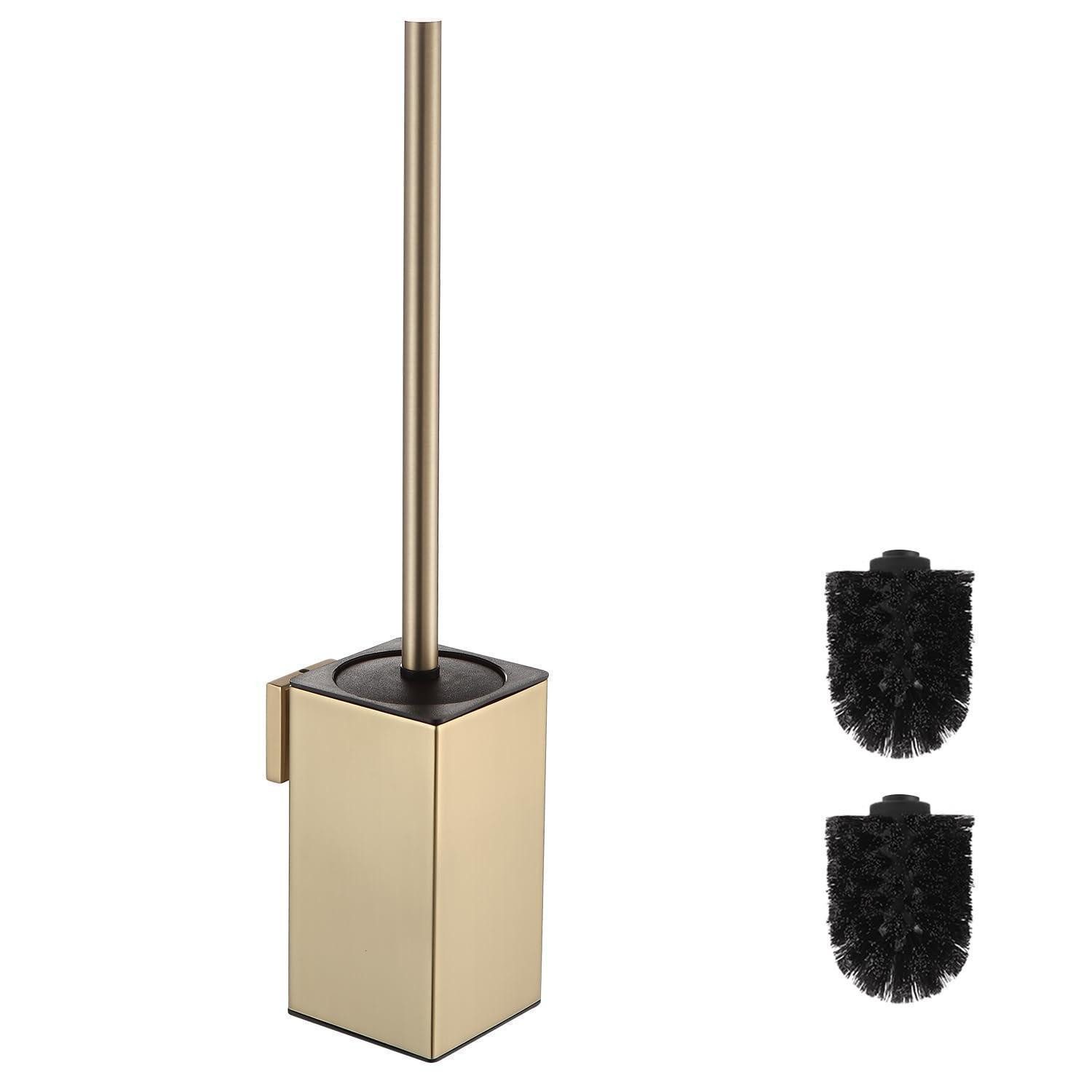 LuxusKollektion WC-Garnitur Klobürste Wandmontage Bürstengold Edelstahl