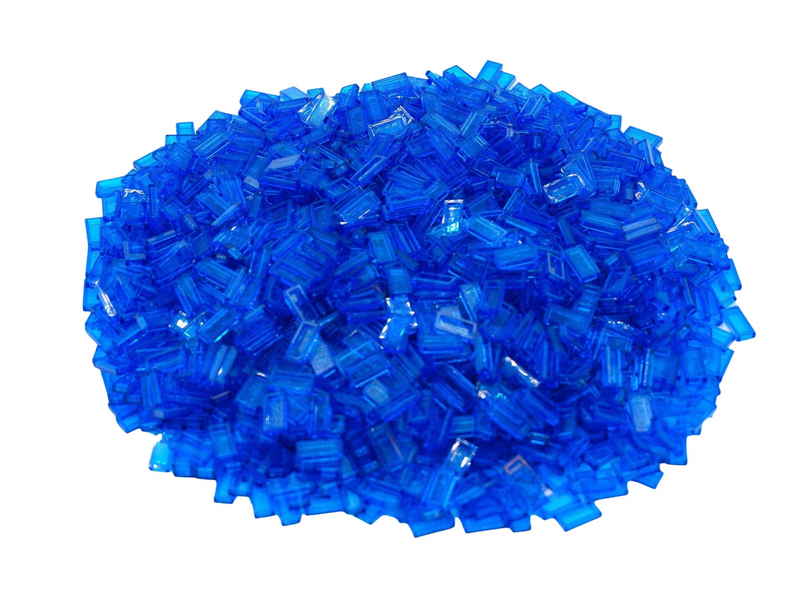 LEGO® LEGO® 1x2 Fliesen Transparent Dunkelblau günstig online kaufen