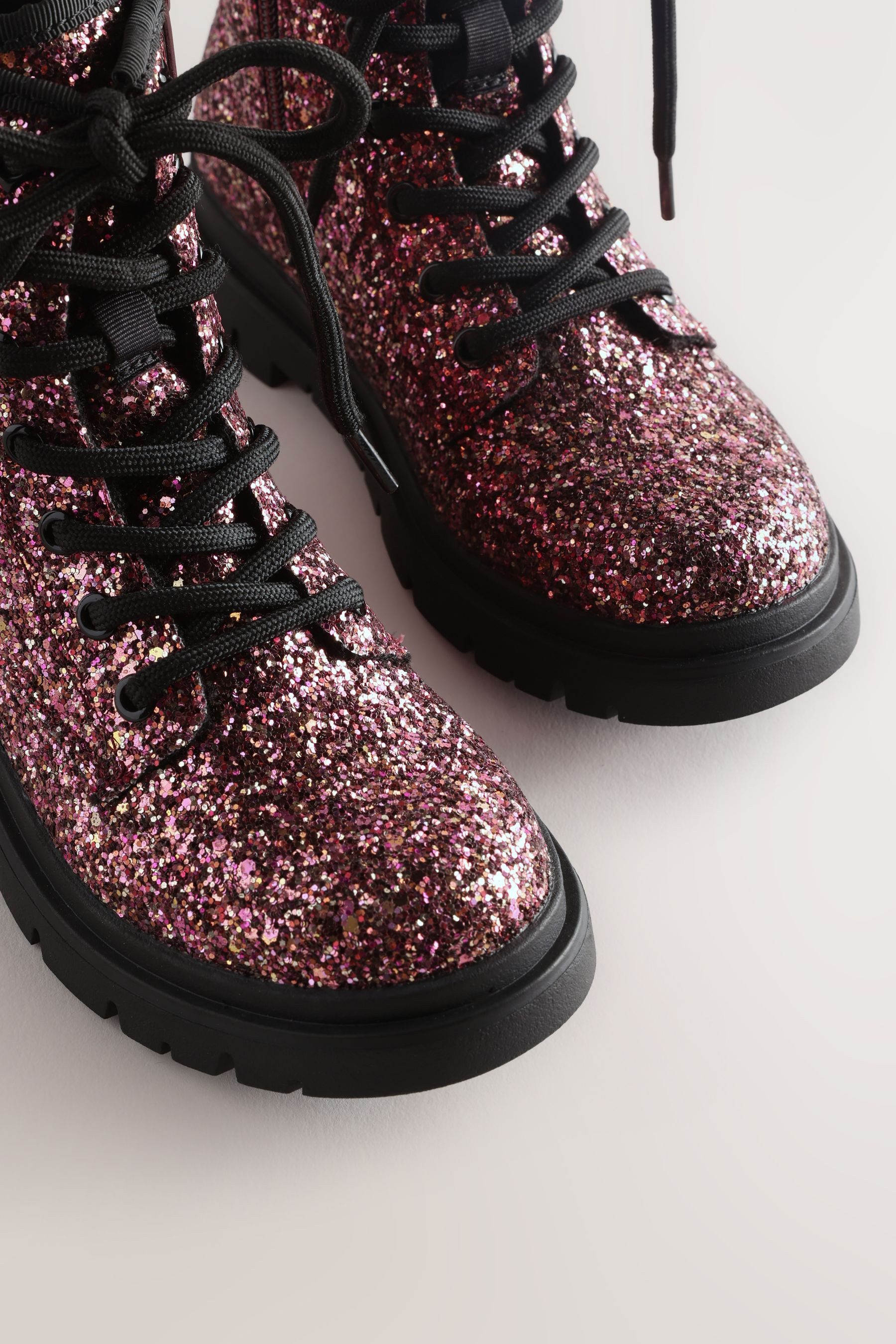 Next Warm gefütterte Schnürstiefel, weite Passform Schnürstiefel – Bild 5 von 5