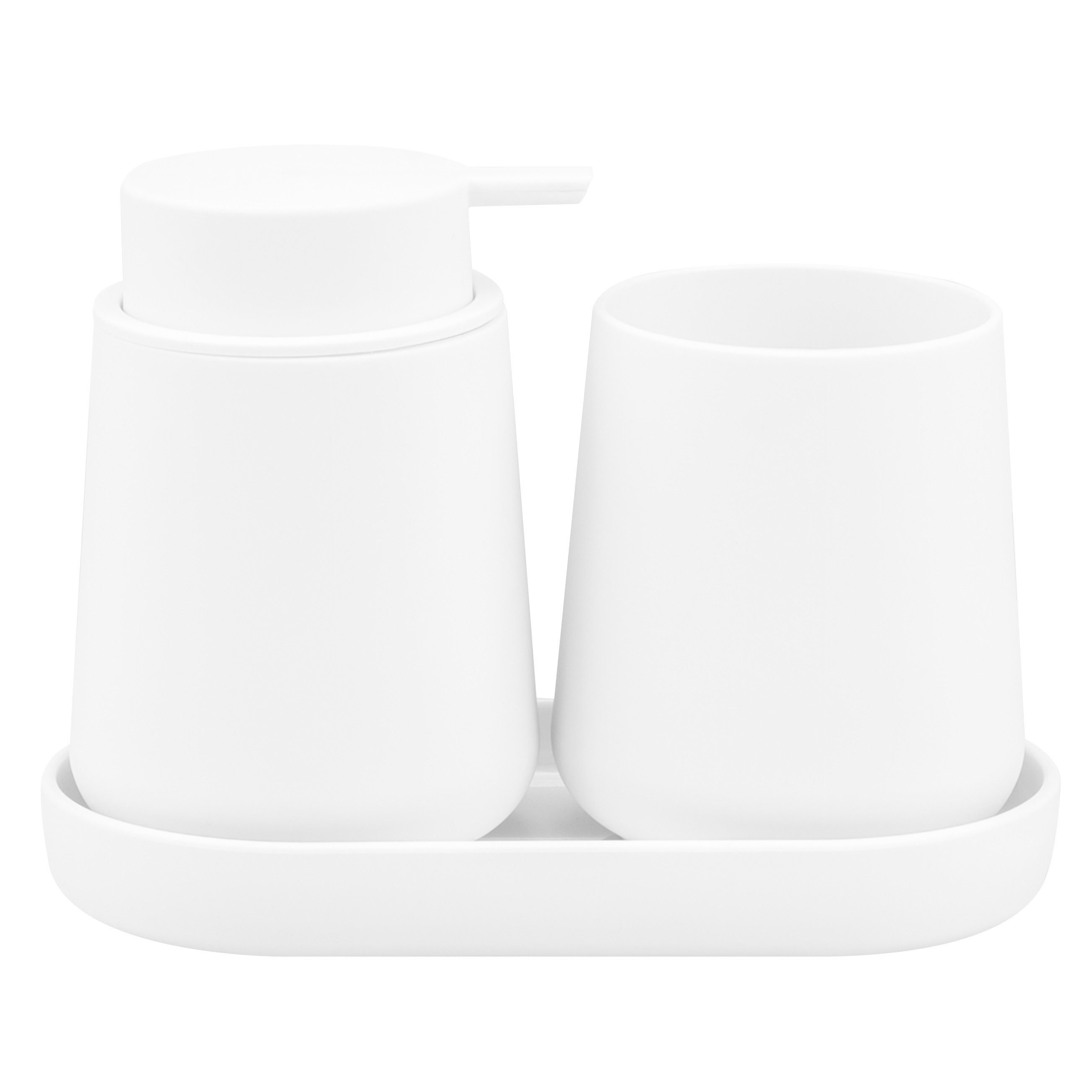 eluno Badaccessoire-Set TESERO 3tlg. Soft-Touch, 3 tlg.