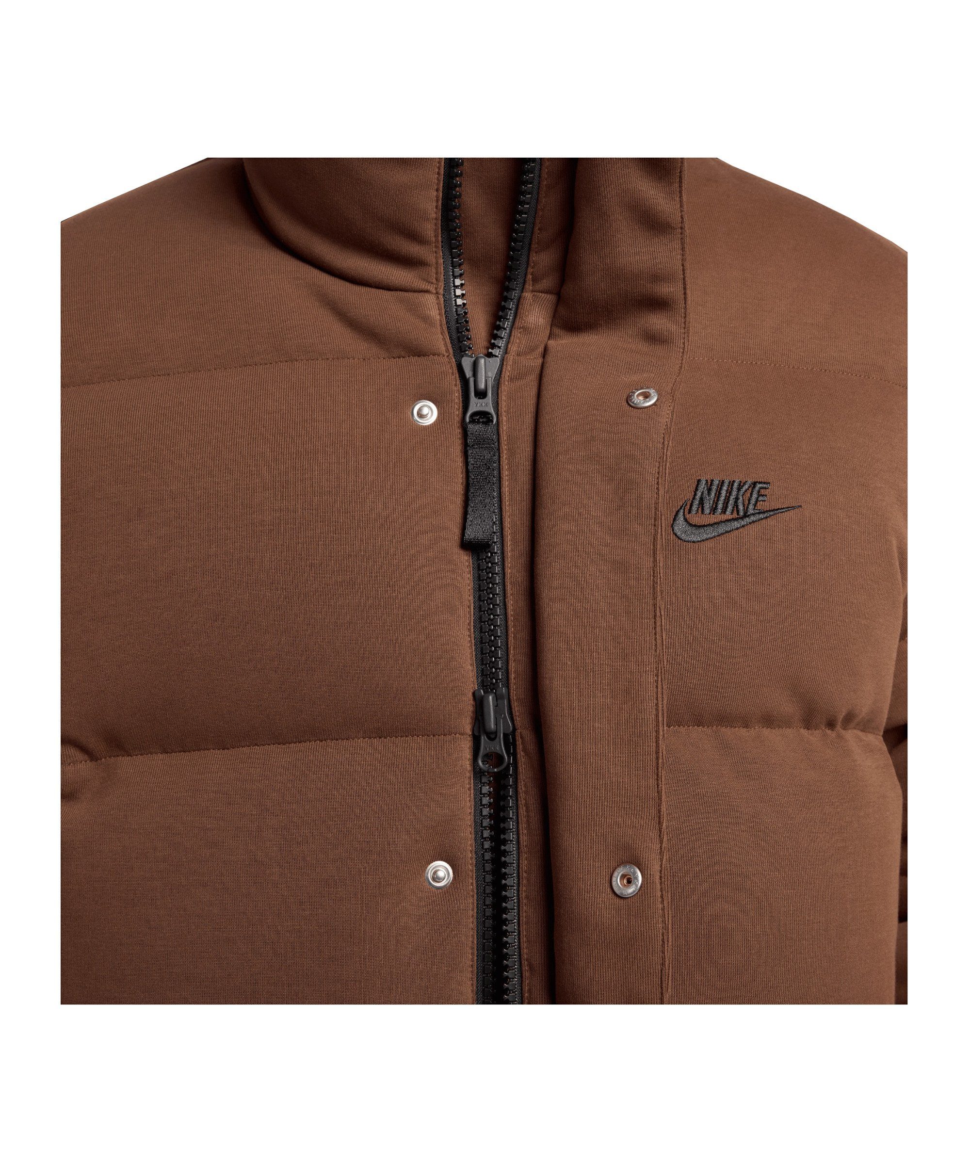 Nike Sportswear Tech braunschwarz Sweatjacke Jacke Fleece
