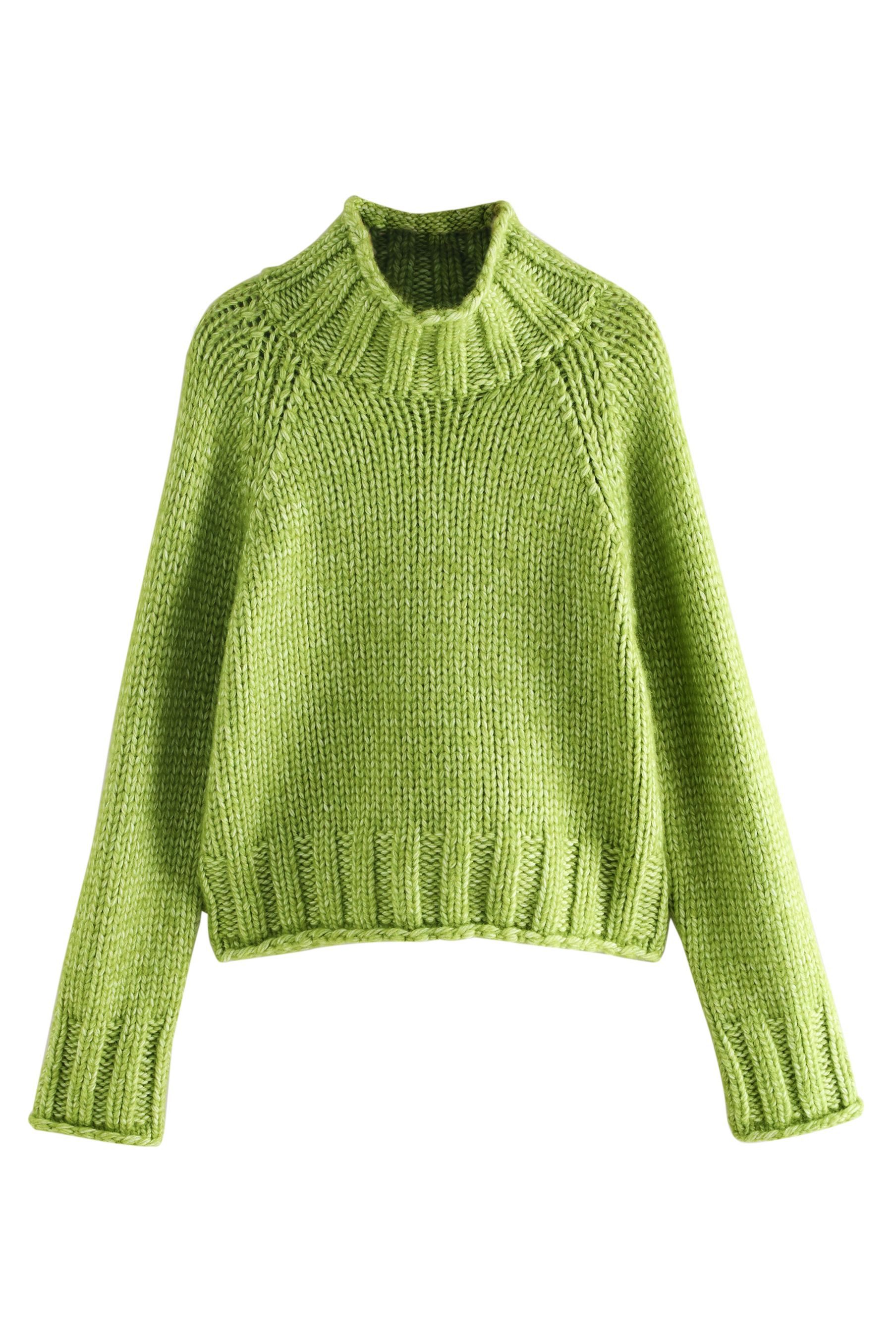 Next Strickpullover Grobstrickpullover mit Stehkragen und günstig online kaufen