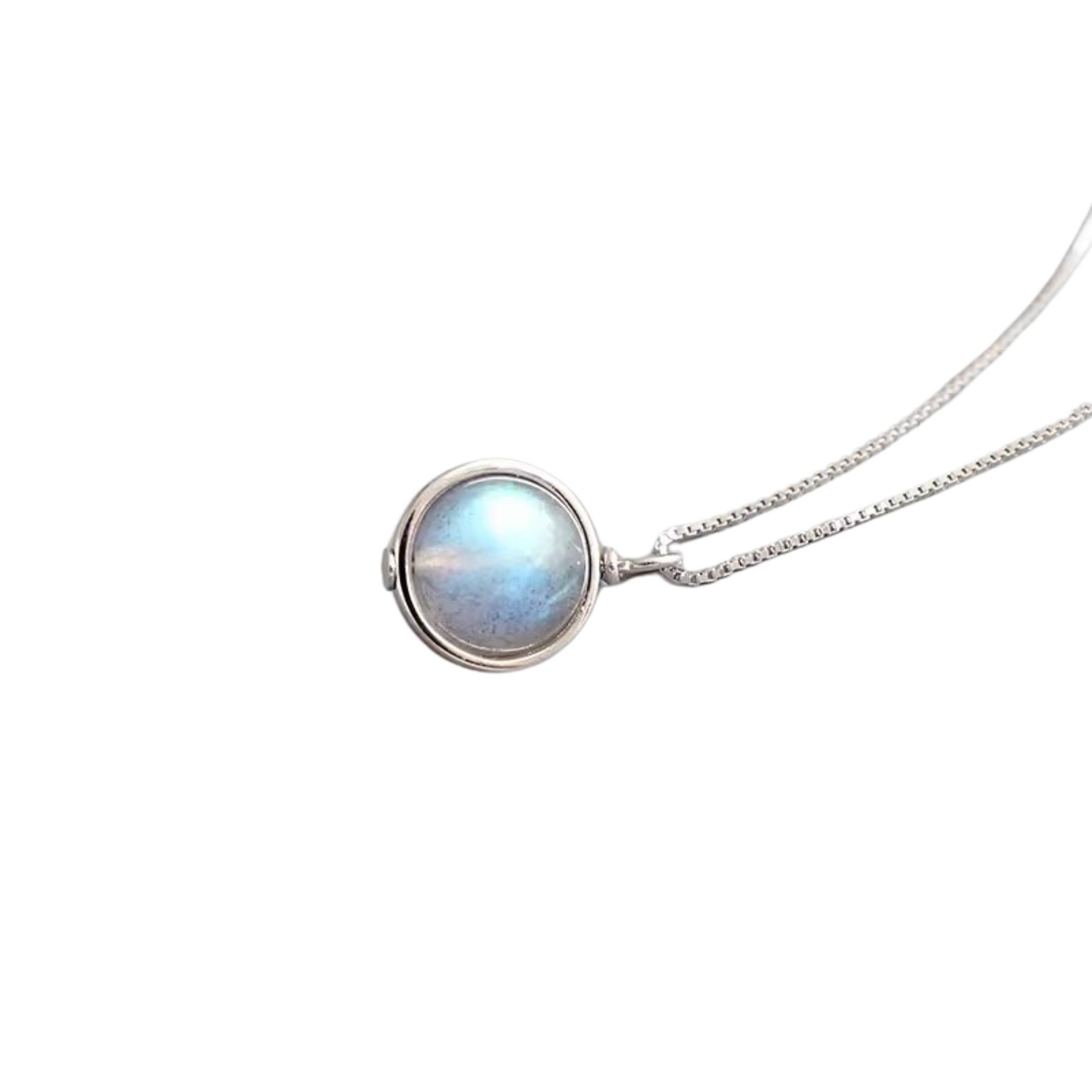 Runde Perlé Kette mit Anhänger minimalistische günstig online kaufen