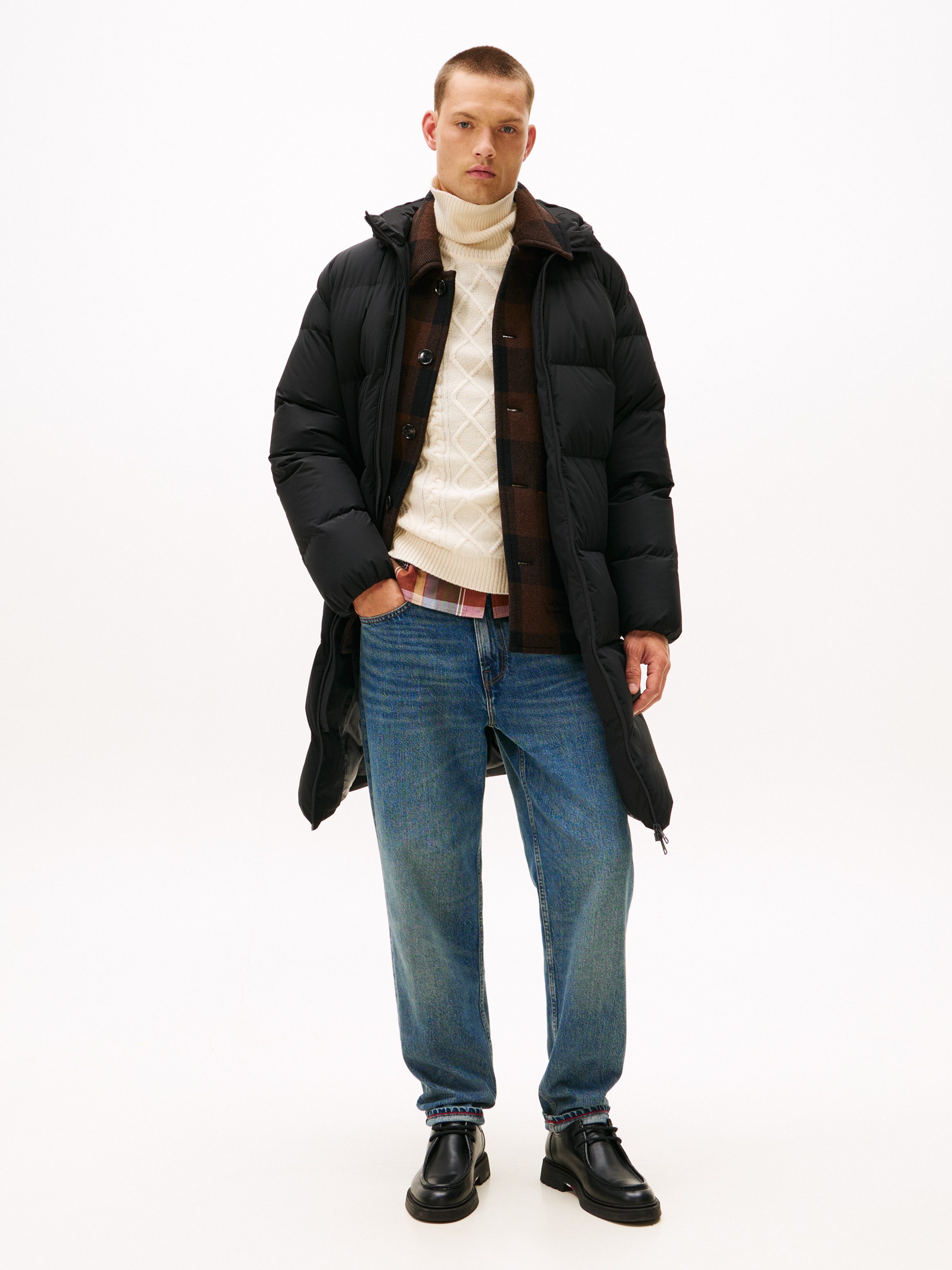 Tommy Hilfiger Steppmantel DOWN PARKA regular fit, Wintermantel, mit fester günstig online kaufen