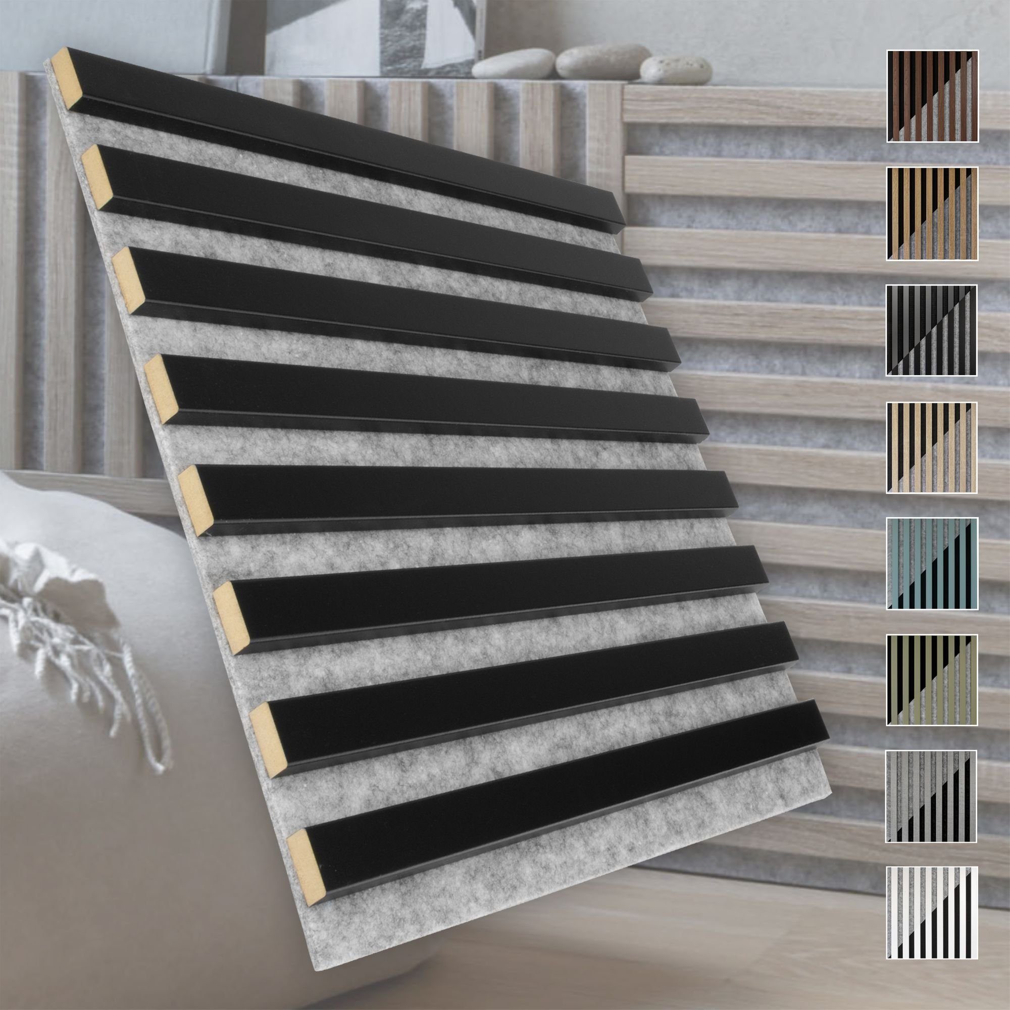 marbet design Wandpaneel, (Akustikpaneele Akustikquadrate 40x40cm günstig online kaufen