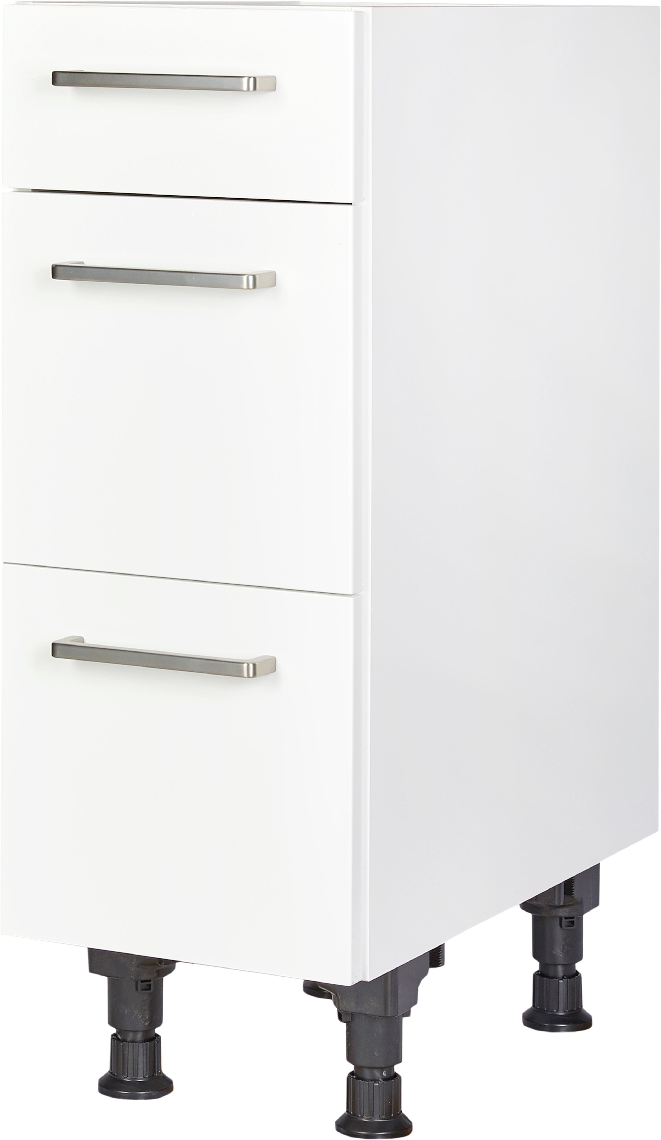 nobilia® Unterschrank "Touch", vormontiert, mit höhenverstellbaren Sockelfüßen, in den Breiten 30, 45, 60 und 90 cm, mit Schubkasten und Auszügen