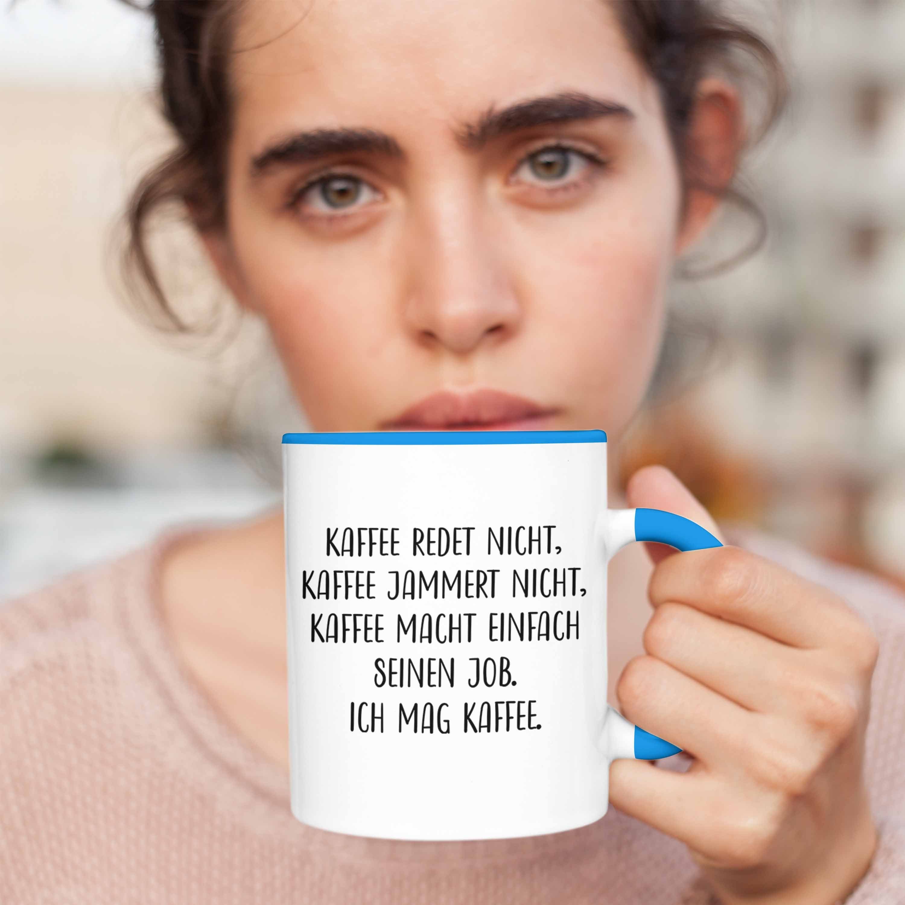 Trendation Tasse Trendation Geschenk Nicht Spruch - mit Kollegin Blau Kaffee Kollege Tasse Lustige Jammert