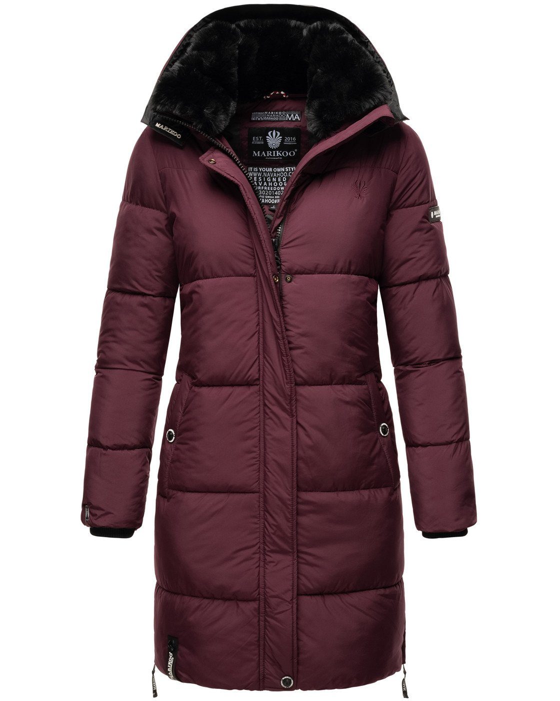Marikoo Winterjacke mit kuschlig weichem Innenkragen günstig online kaufen
