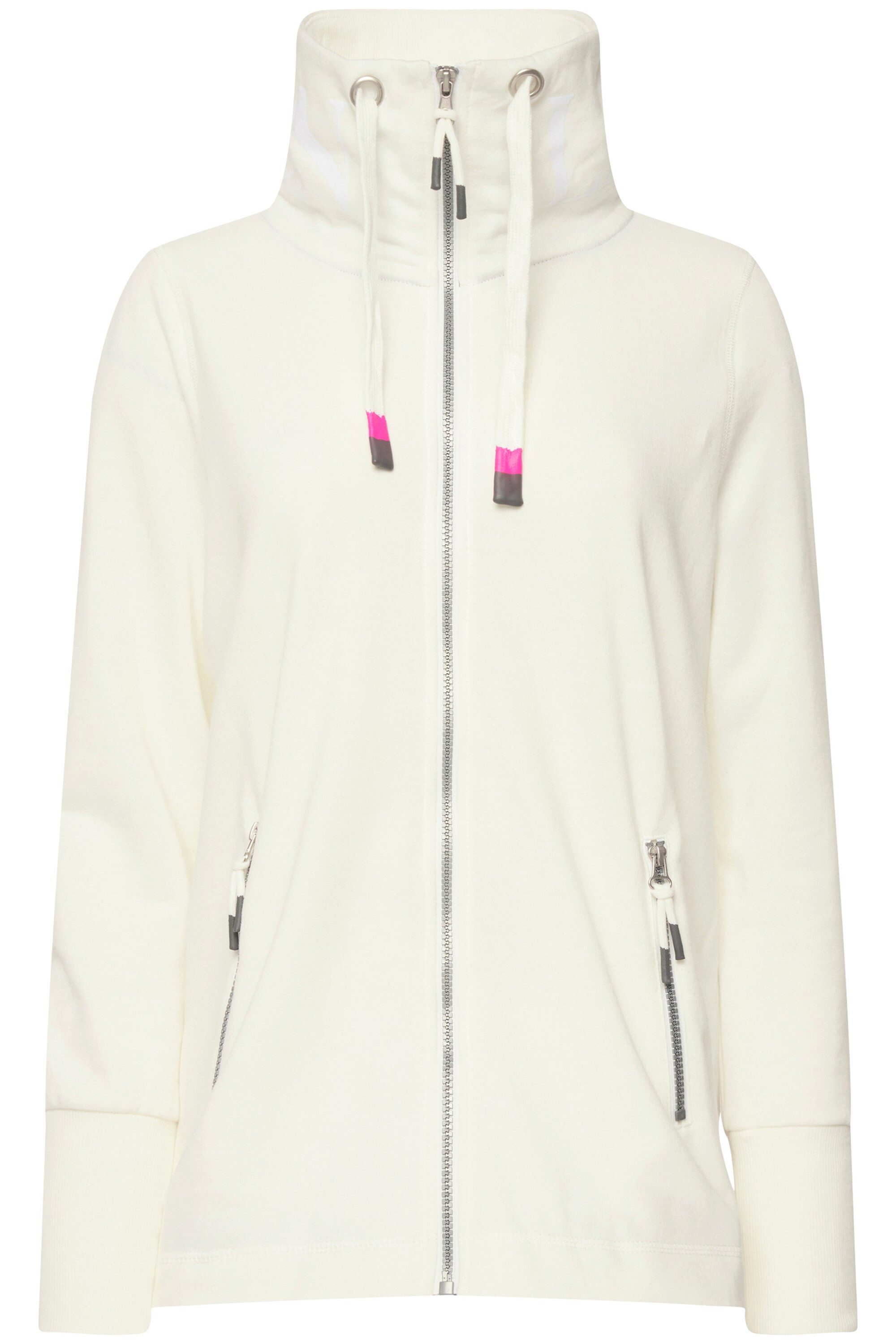 Laurasøn Sweatjacke Sweatjacke Stehkragen Zipper Langarm günstig online kaufen