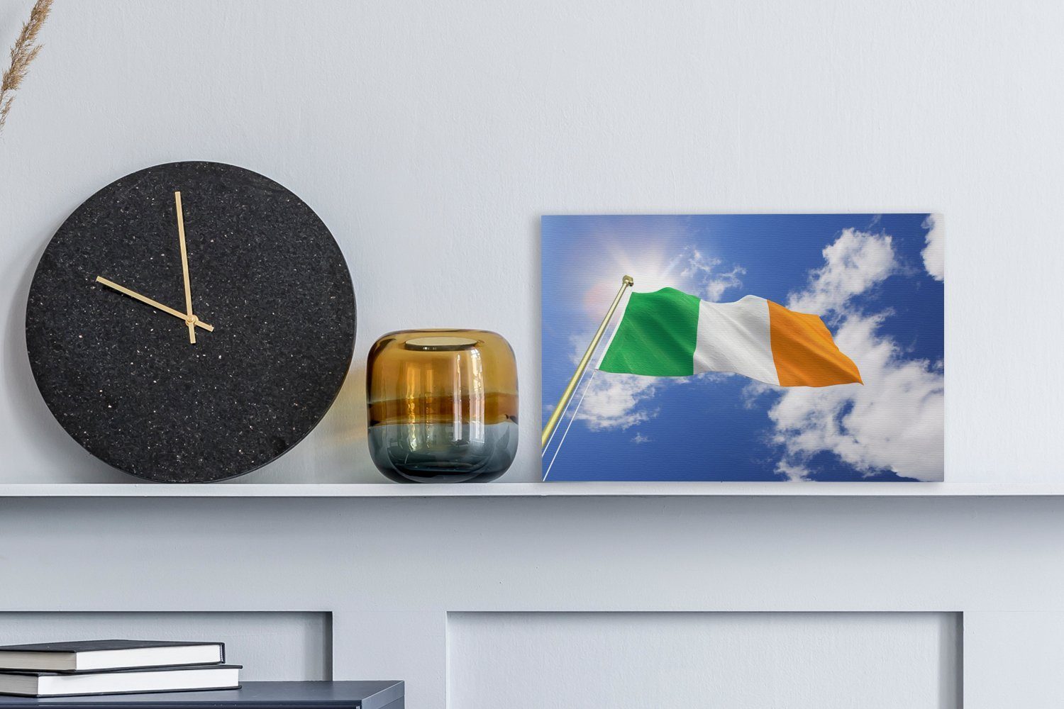 OneMillionCanvasses® Leinwandbild Die Flagge von Irland günstig online kaufen