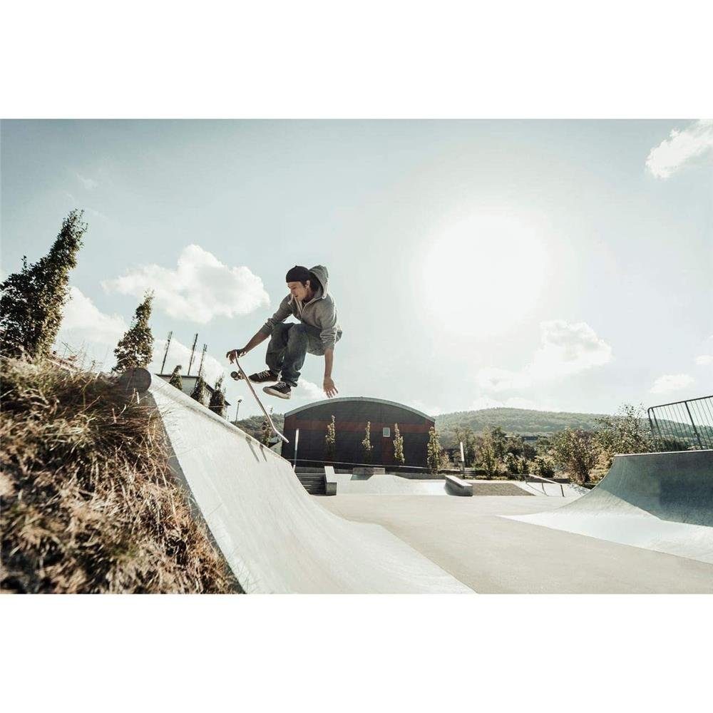 Hudora Skateboard Columbia Heights, ABEC 3, mit Rucksack, schwarz