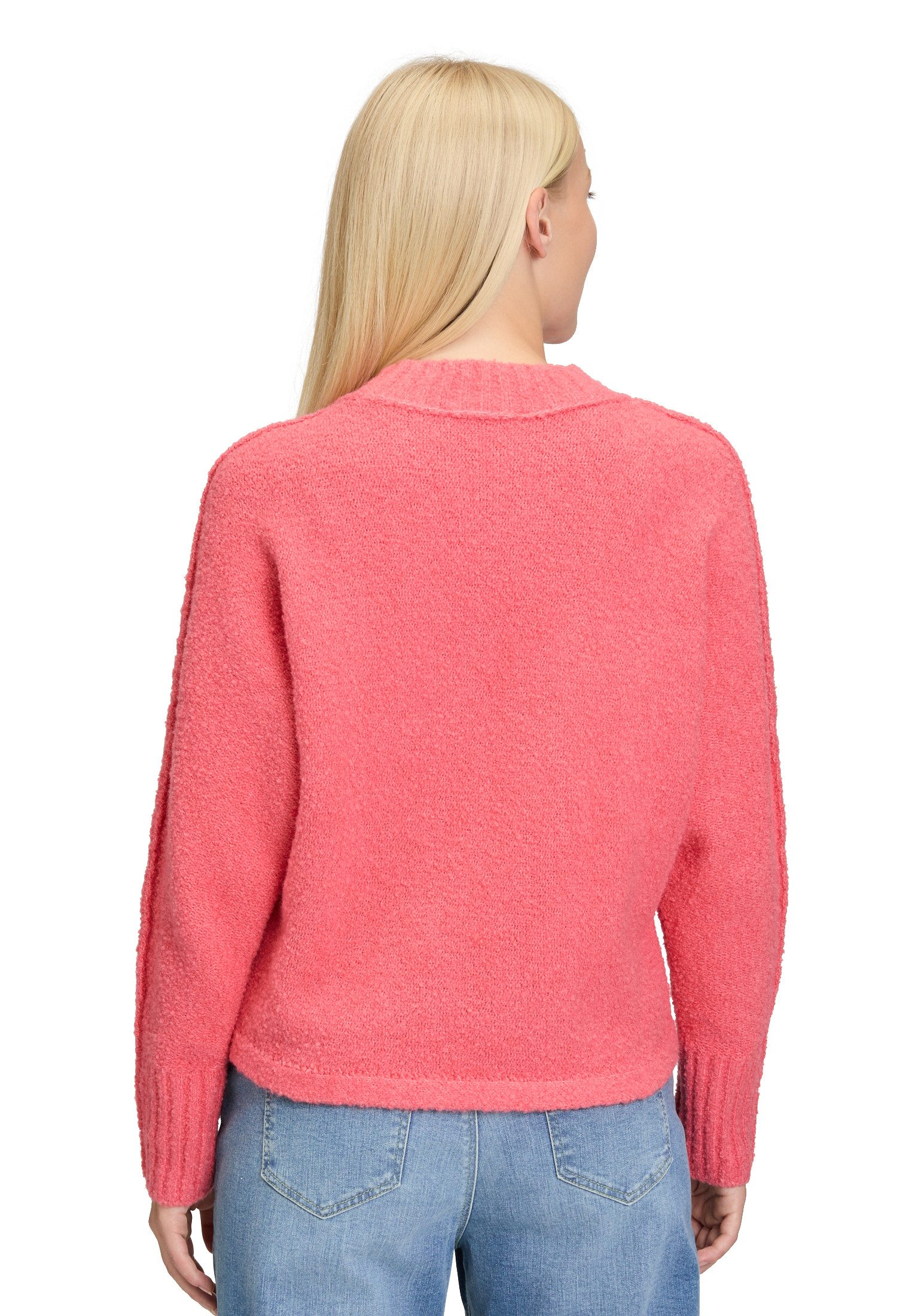 Cartoon Strickpullover Damen mit Fledermausärmeln (1-tlg)