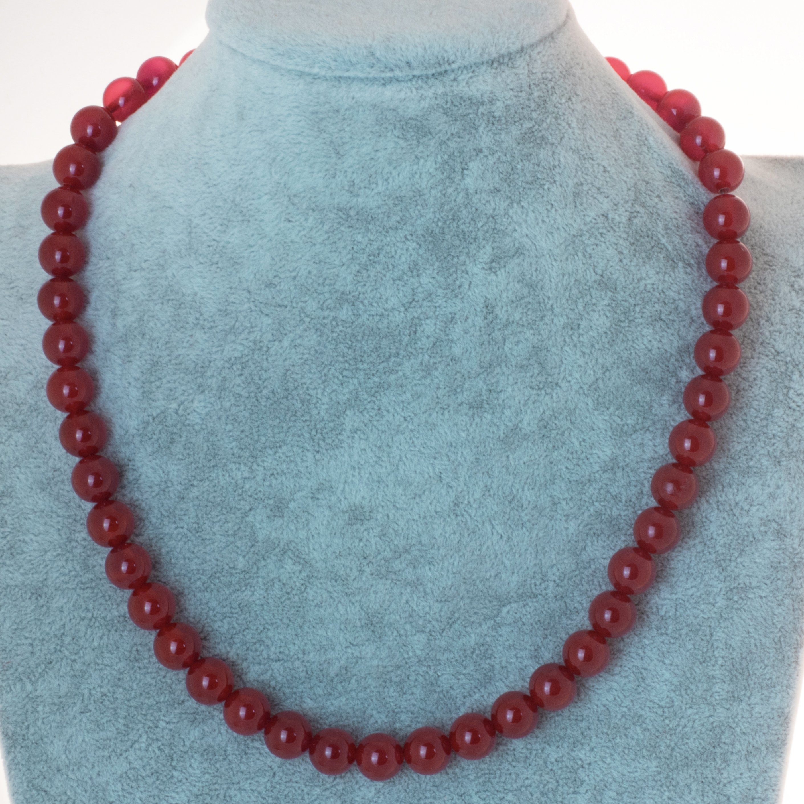 Bella Carina Perlenkette Karneol 8 mm, Karneol 8 mm günstig online kaufen