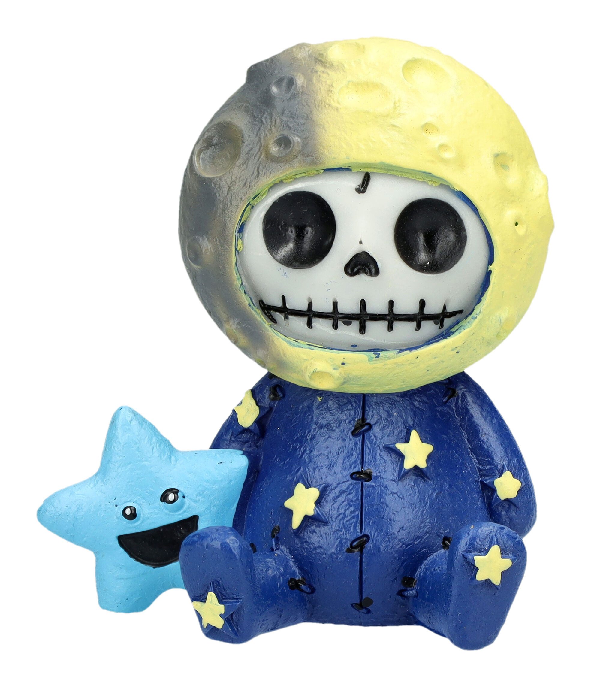 Figuren Shop GmbH Dekofigur Furrybones Luno – Skelett Figur Mond Sammler Deko handbemalt 7,5 cm