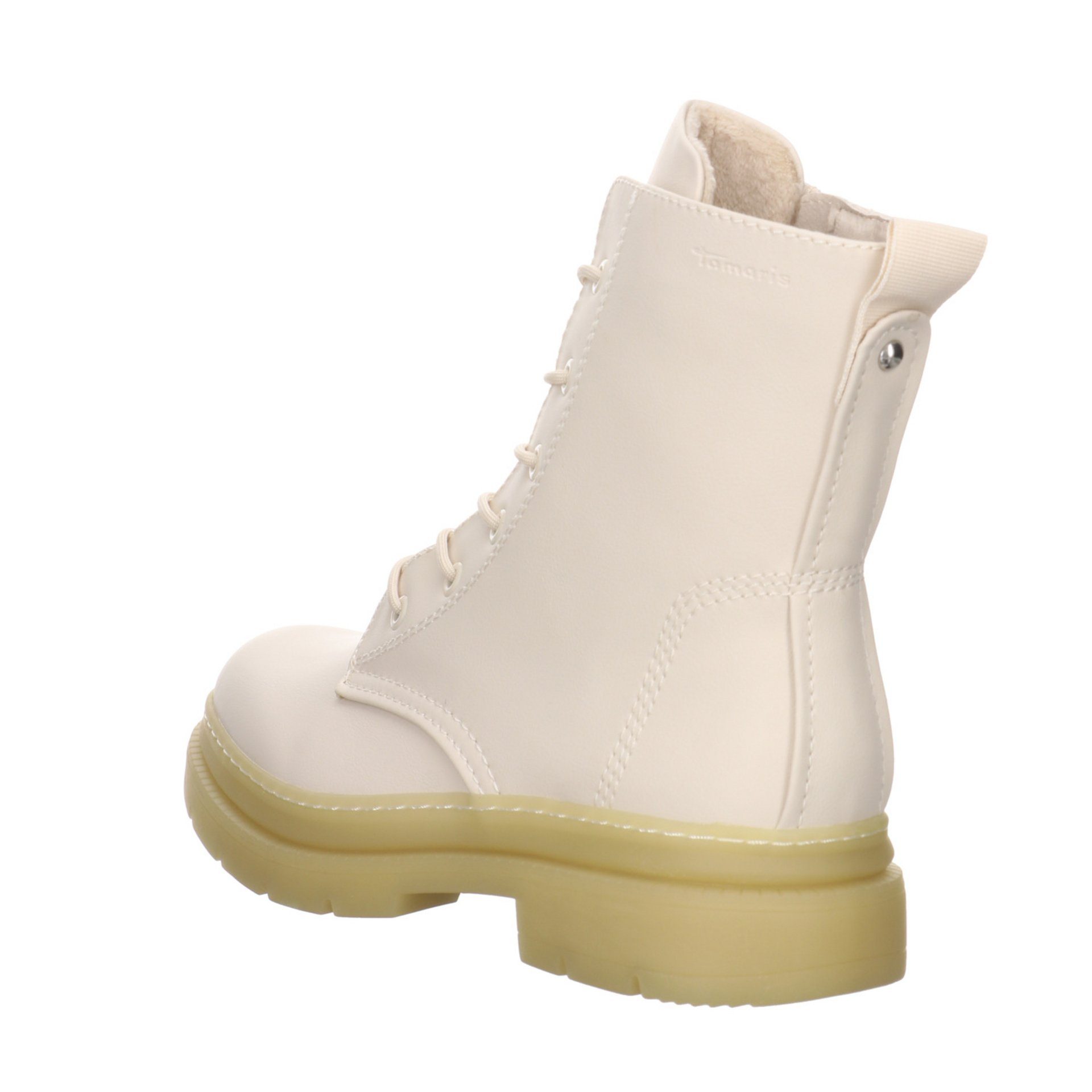 Synthetik (21203668) Damen Schnürboots Schuhe IVORY Tamaris Schnürstiefelette Stiefeletten