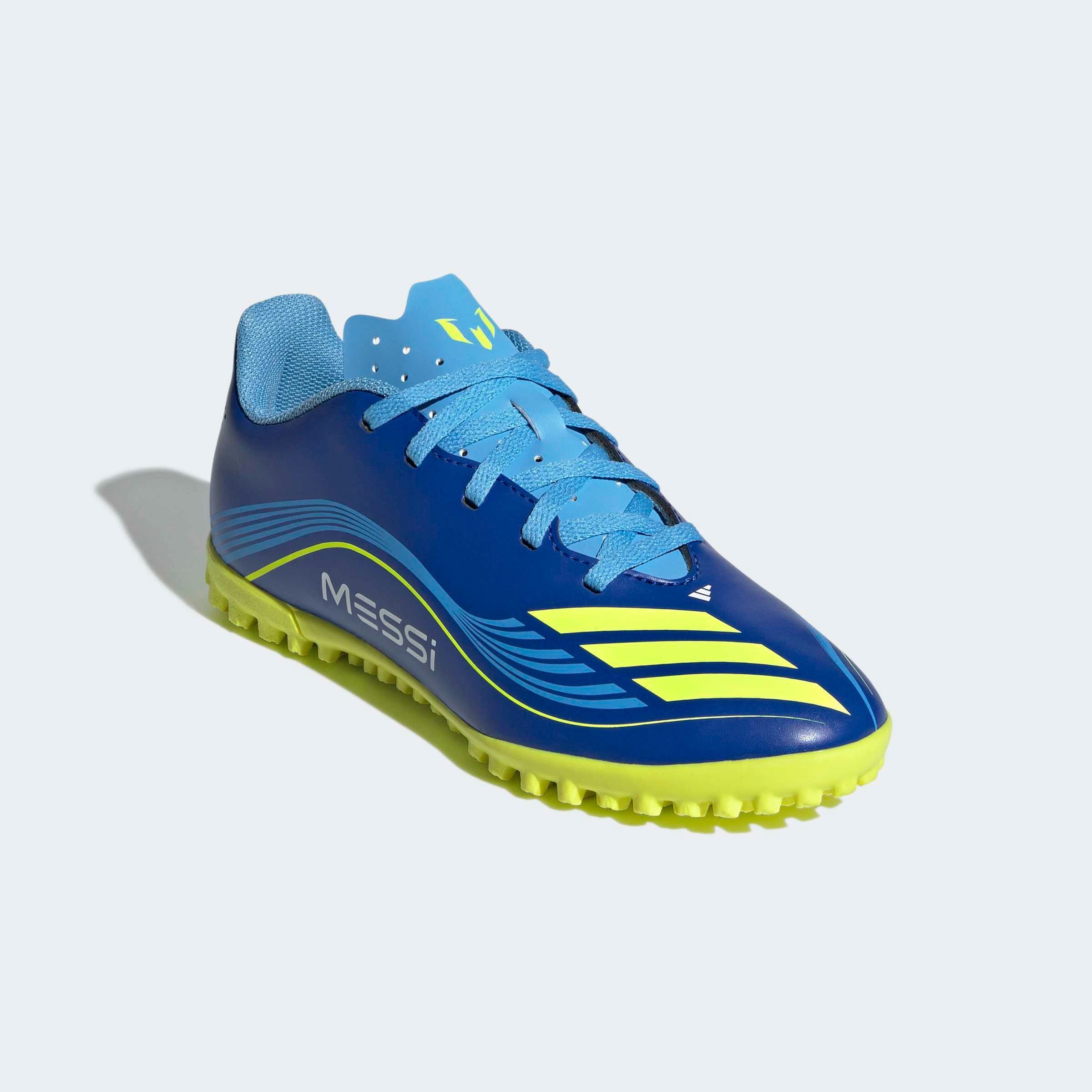 adidas Performance F50 MESSI CLUB KUNSTRASEN KINDER Fußballschuh für harte Untergründe Asche und Kunstrasen, für Kinder & Jugendliche